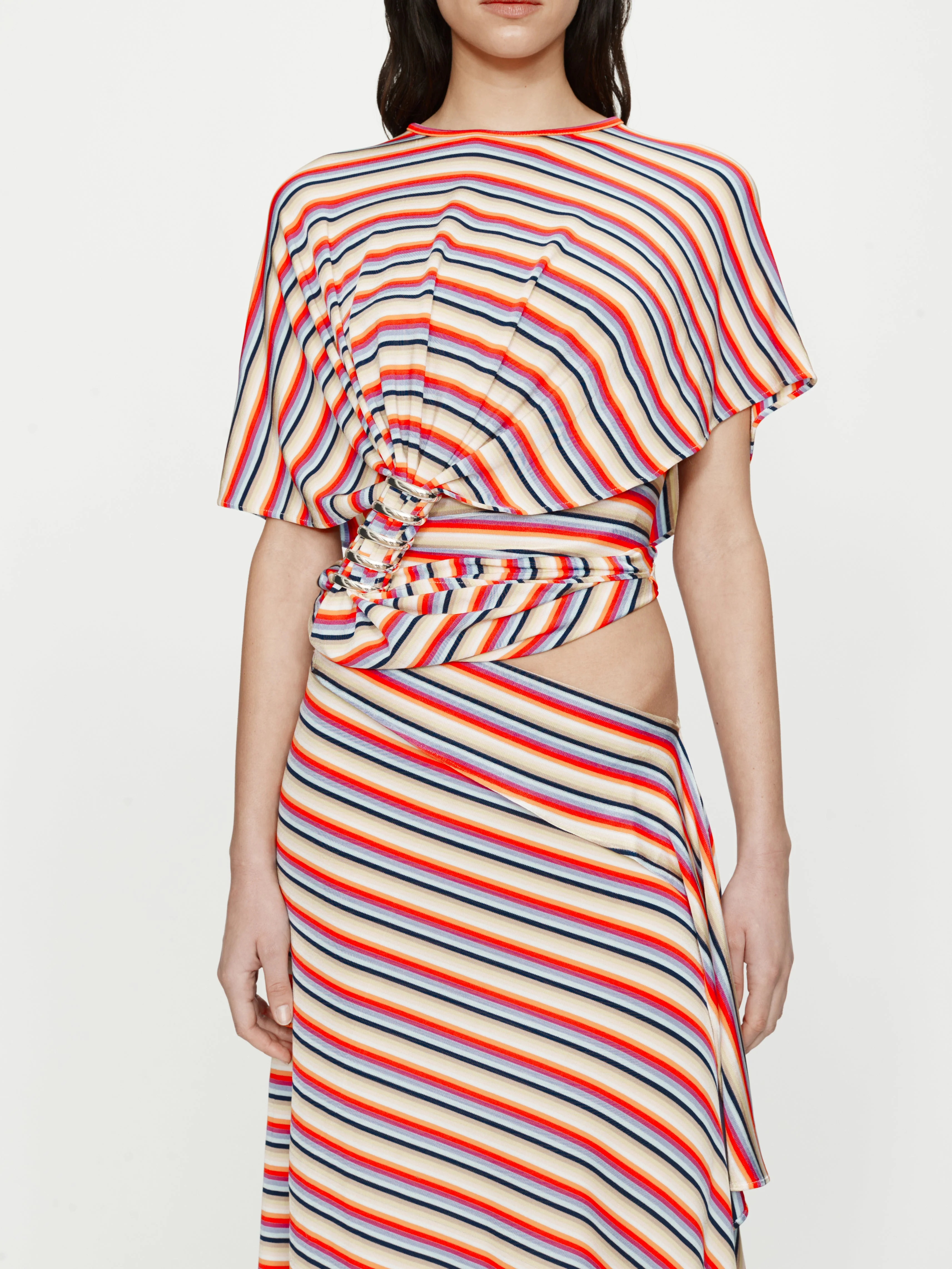 Christopher Esber - Calypso Coiled Jersey Tee - Image 3