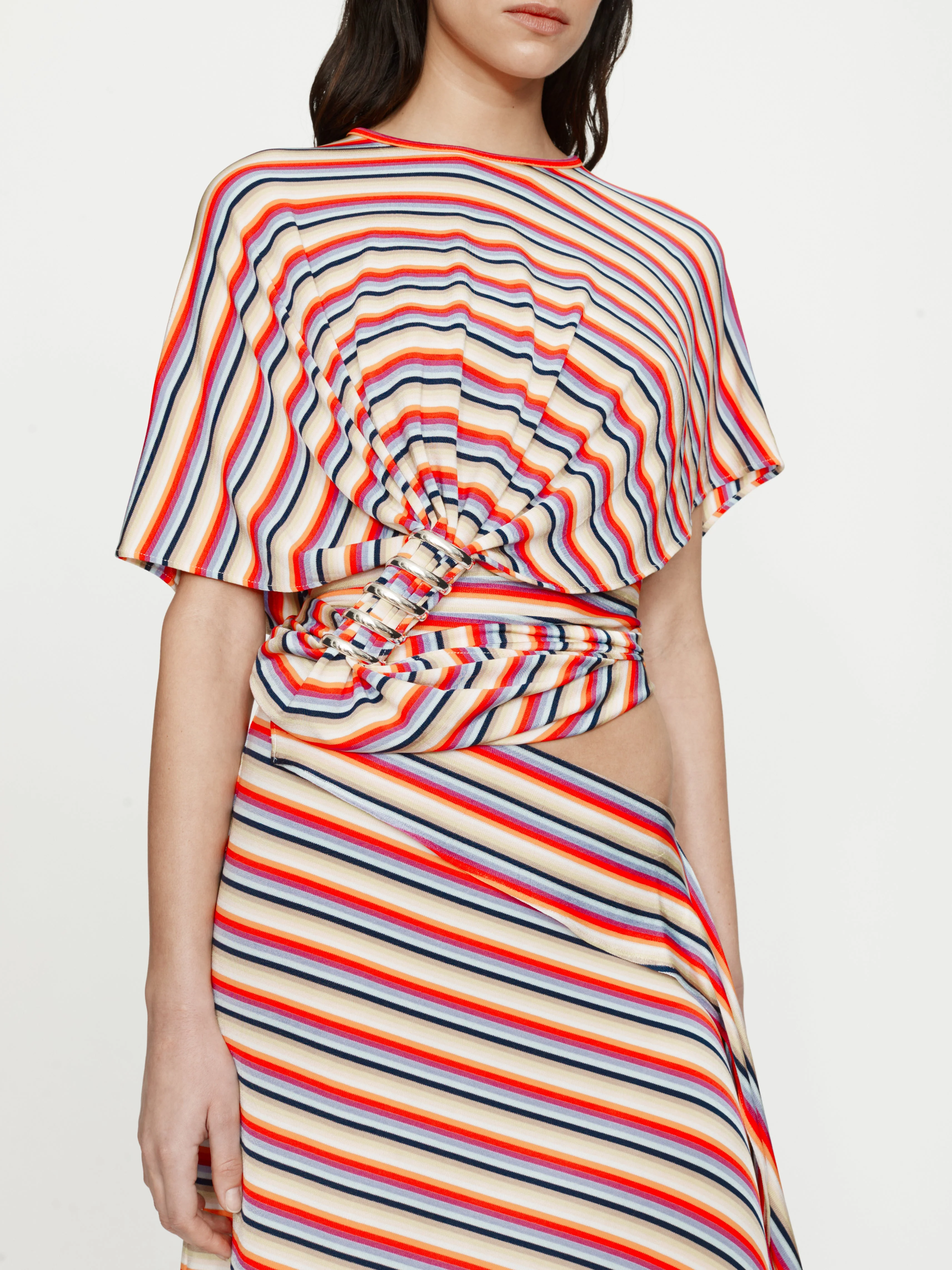 Christopher Esber - Calypso Coiled Jersey Tee - Image 4