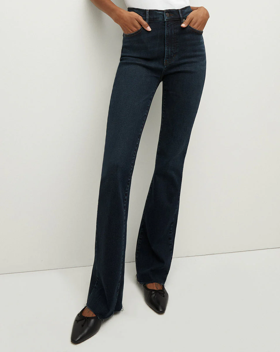 Veronica Beard - Cameron Raw Hem Bootcut Jean - Image 2