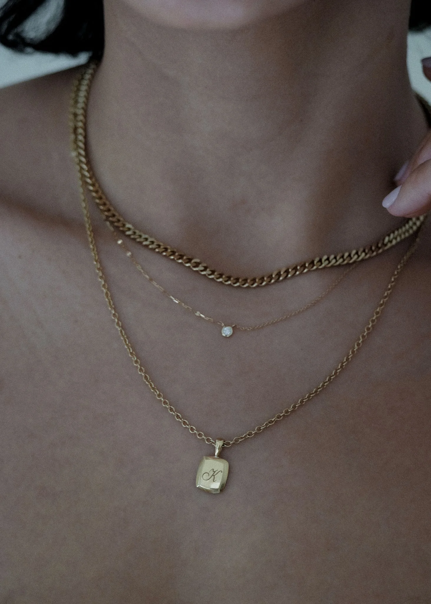 Kinn - Capri Curb Chain Necklace - Image 2