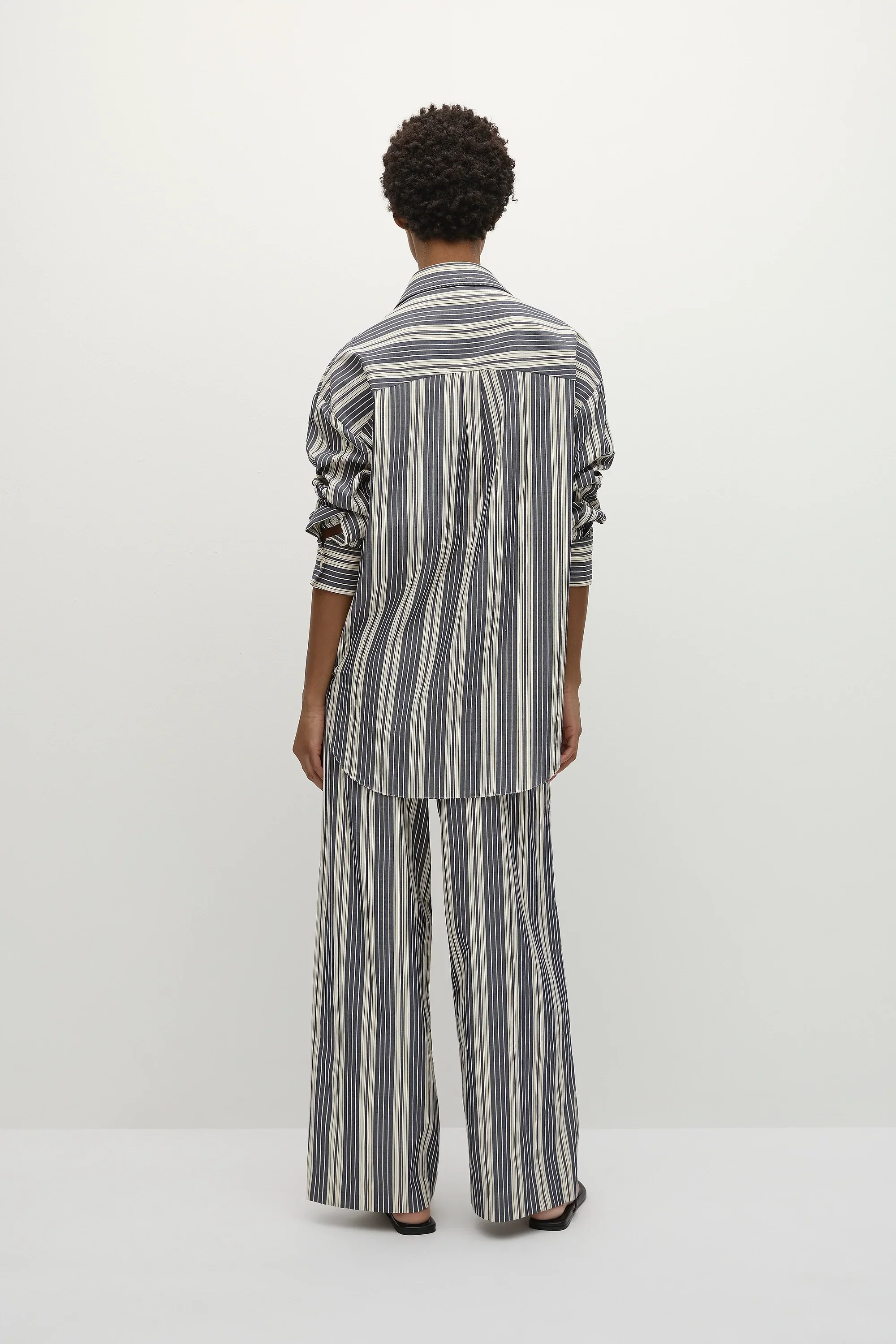 Faithfull - Capri Shirt Antique Navy Stripe - Final Sale - Image 5