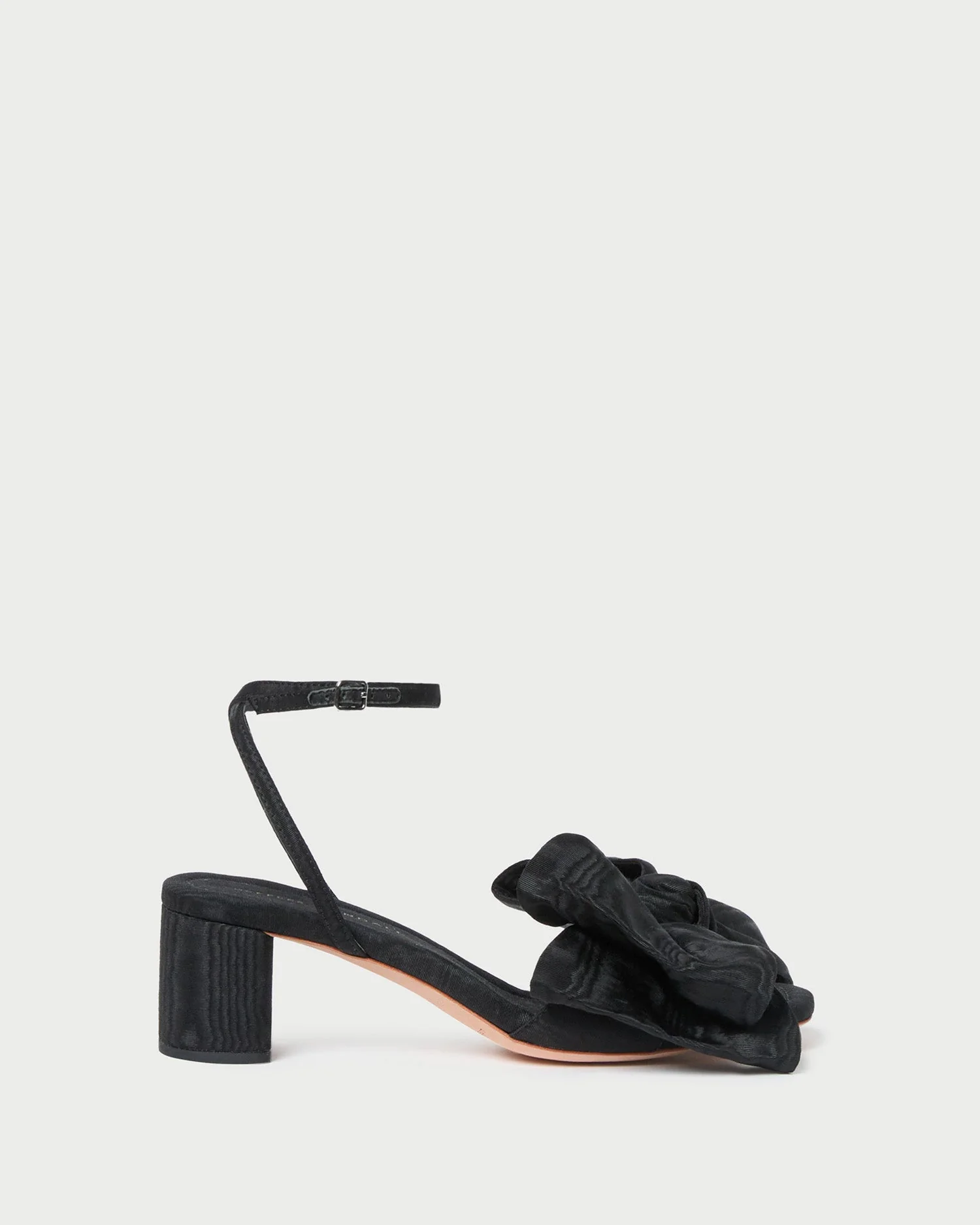 Loeffler Randall - Carmen Black Moiré Bow Sandal - Image 4