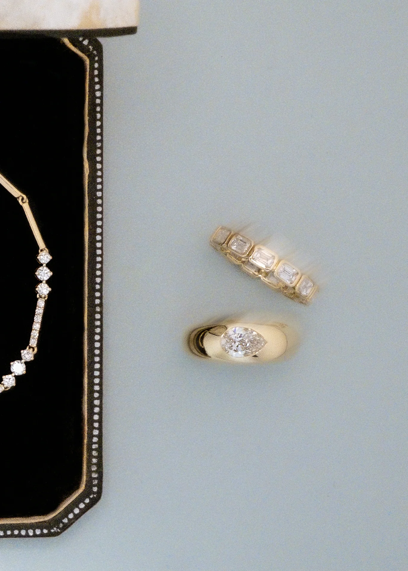 Kinn - Carmen Dome Ring Pear Diamond - Image 6
