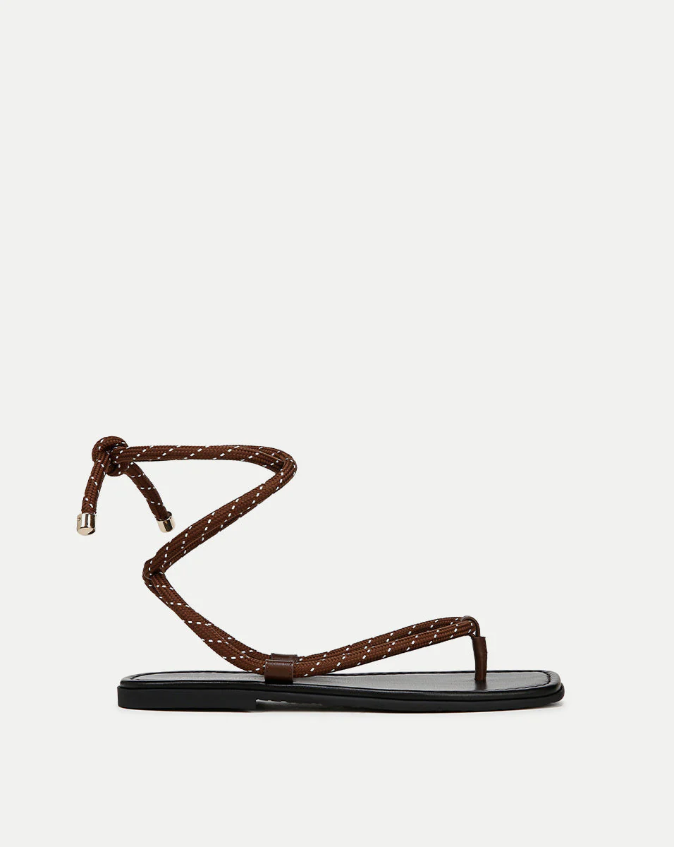 Veronica Beard - Carmina Cord Wrap Sandal - Image 6