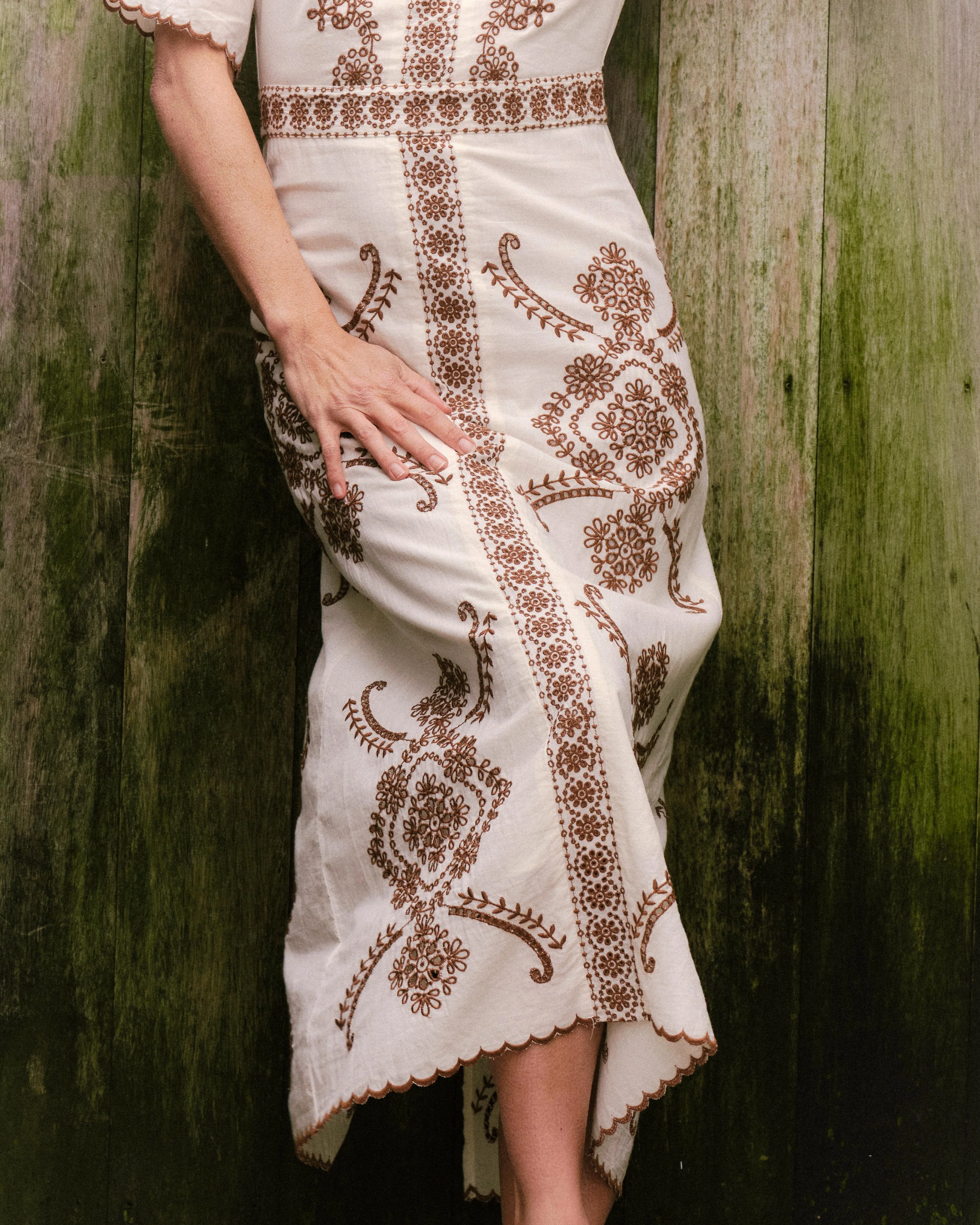Cartolina - SP26 Bobbi Midi Dress - Ivory - Image 6