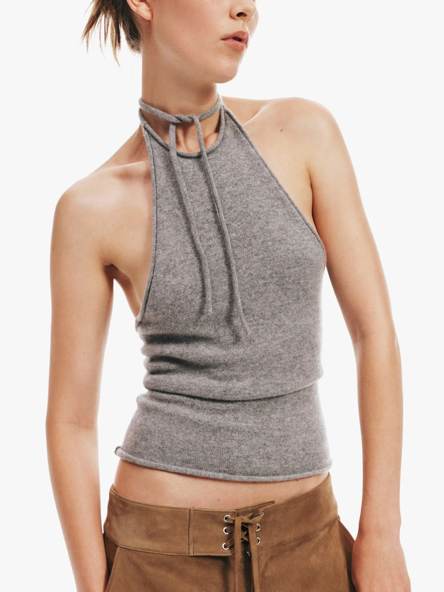 Christopher Esber - Cashmere Rae Halter Tank - Image 6
