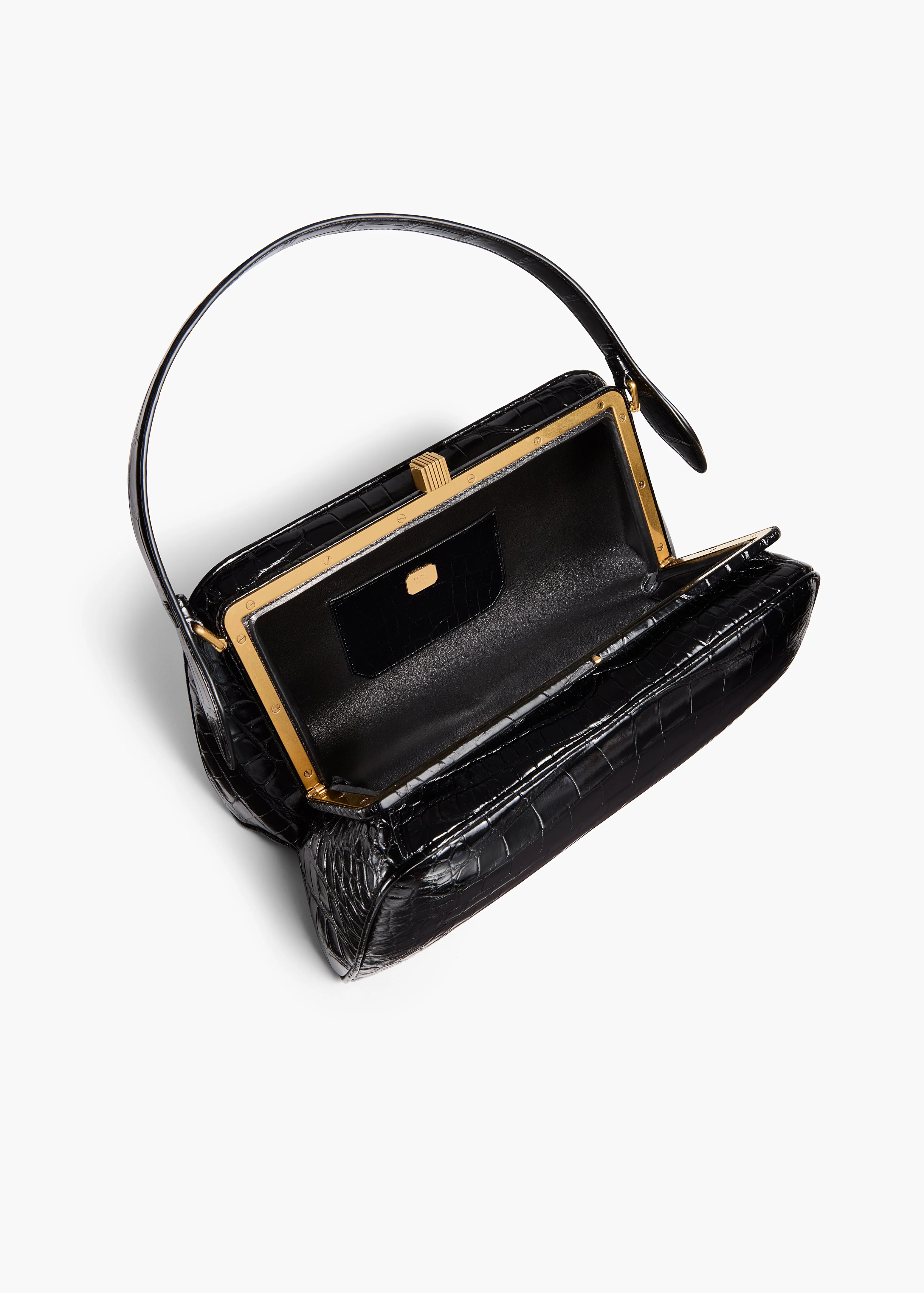 Khaite - Cate Bag in Black Alligator - Image 11