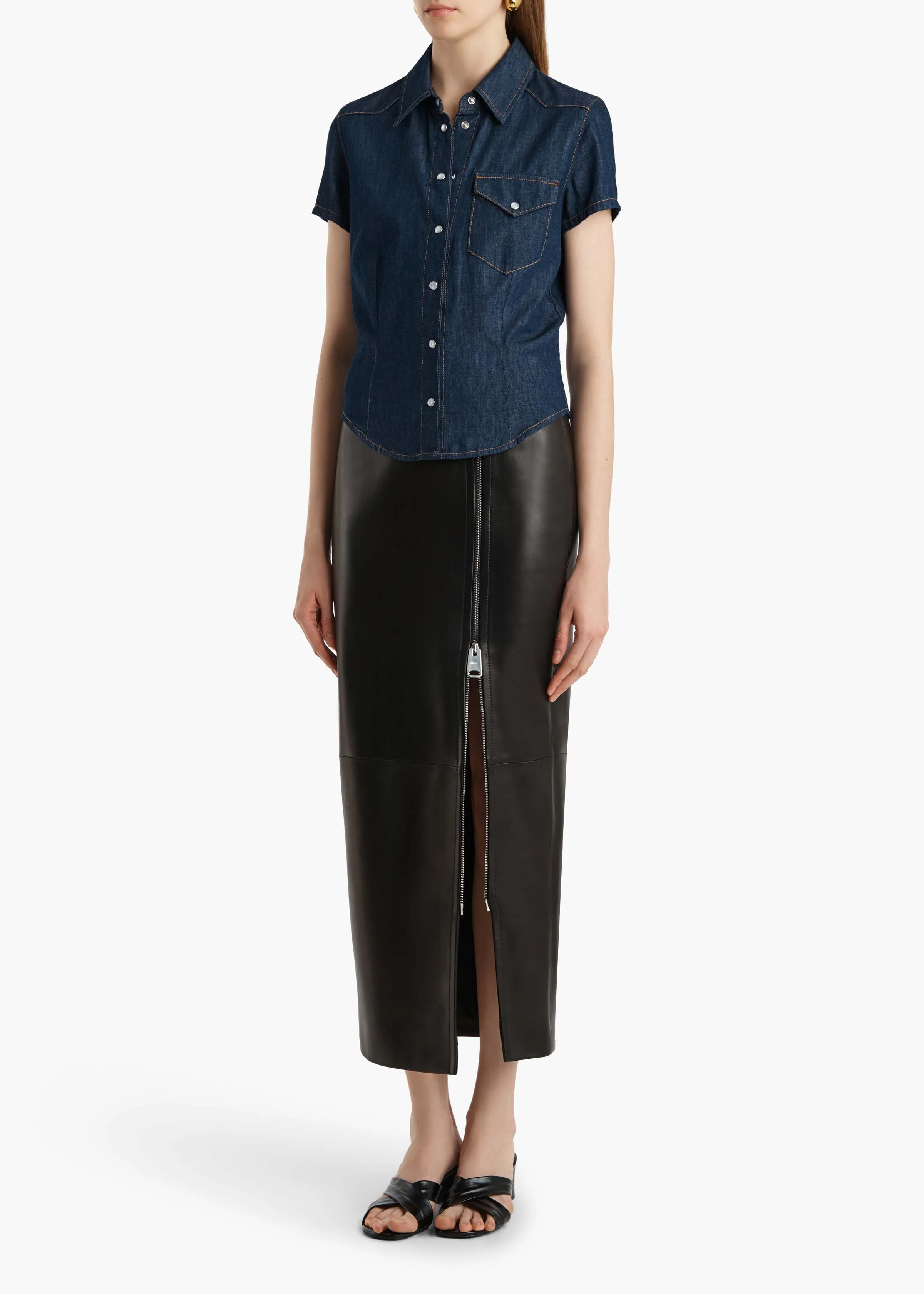 Khaite - Cavazos Shirt in Benson - Image 9