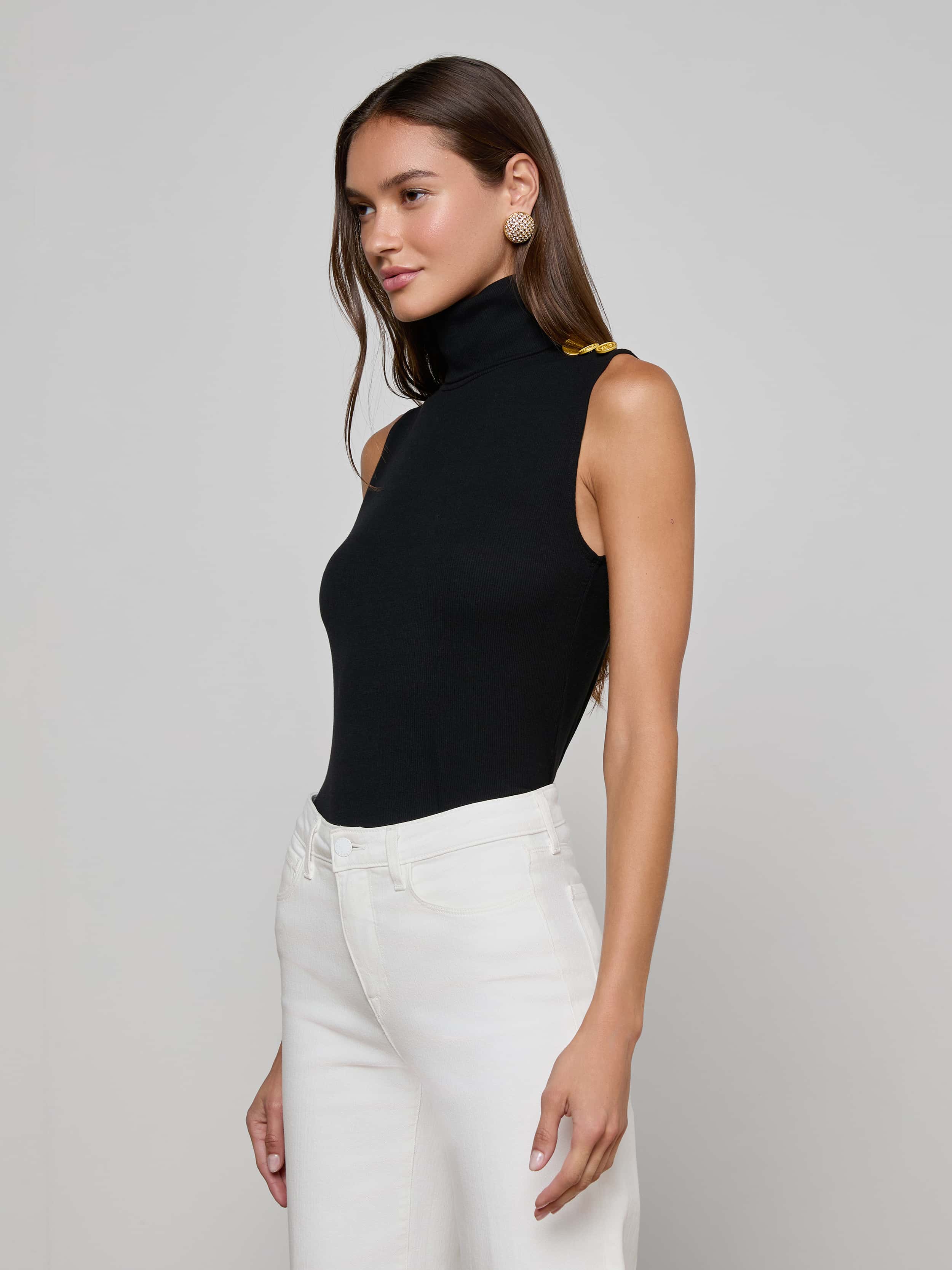 L'AGENCE - Ceci Sleeveless Turtleneck - Image 10