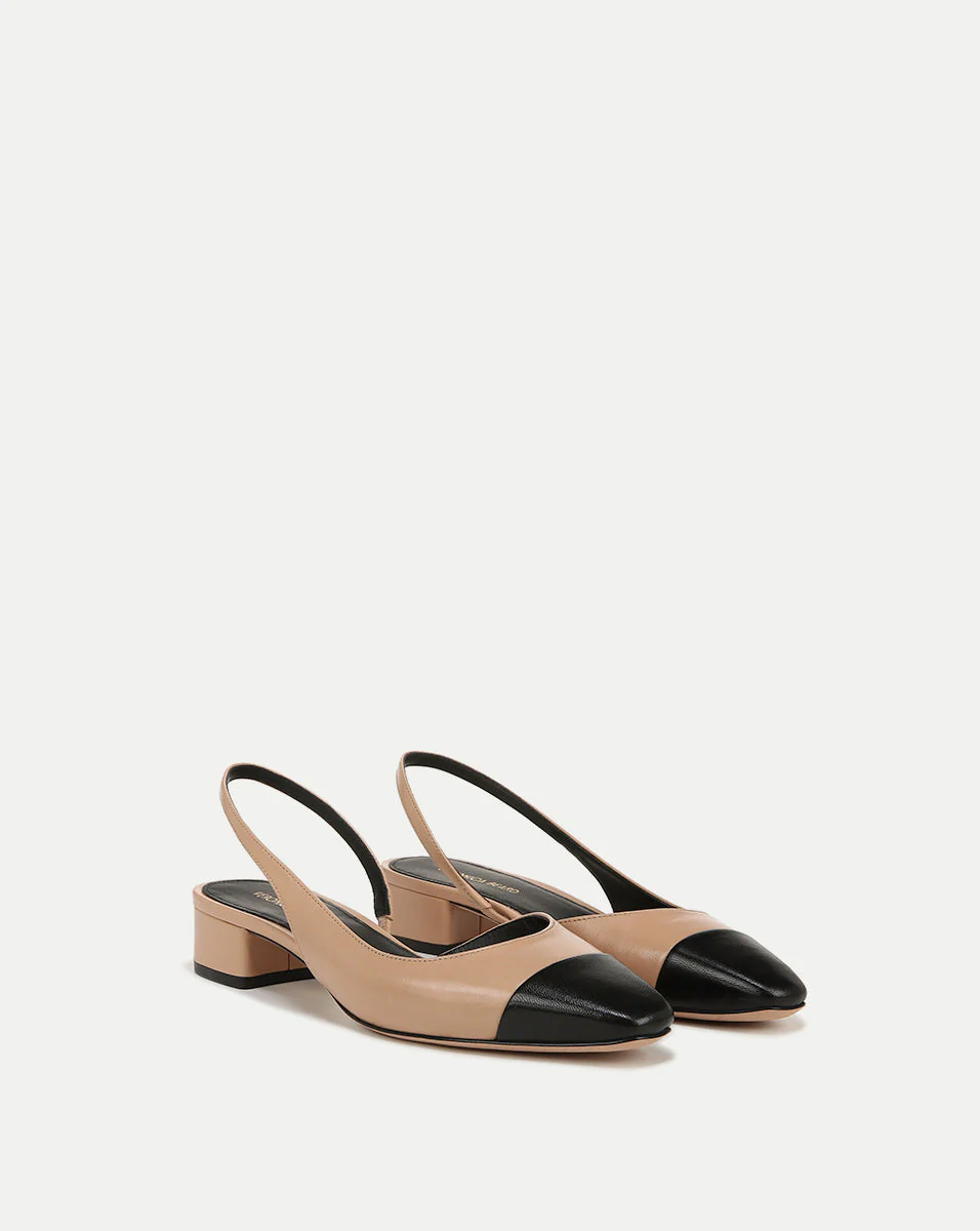 Veronica Beard - Cecile Leather Cap - Toe Slingback - Image 3