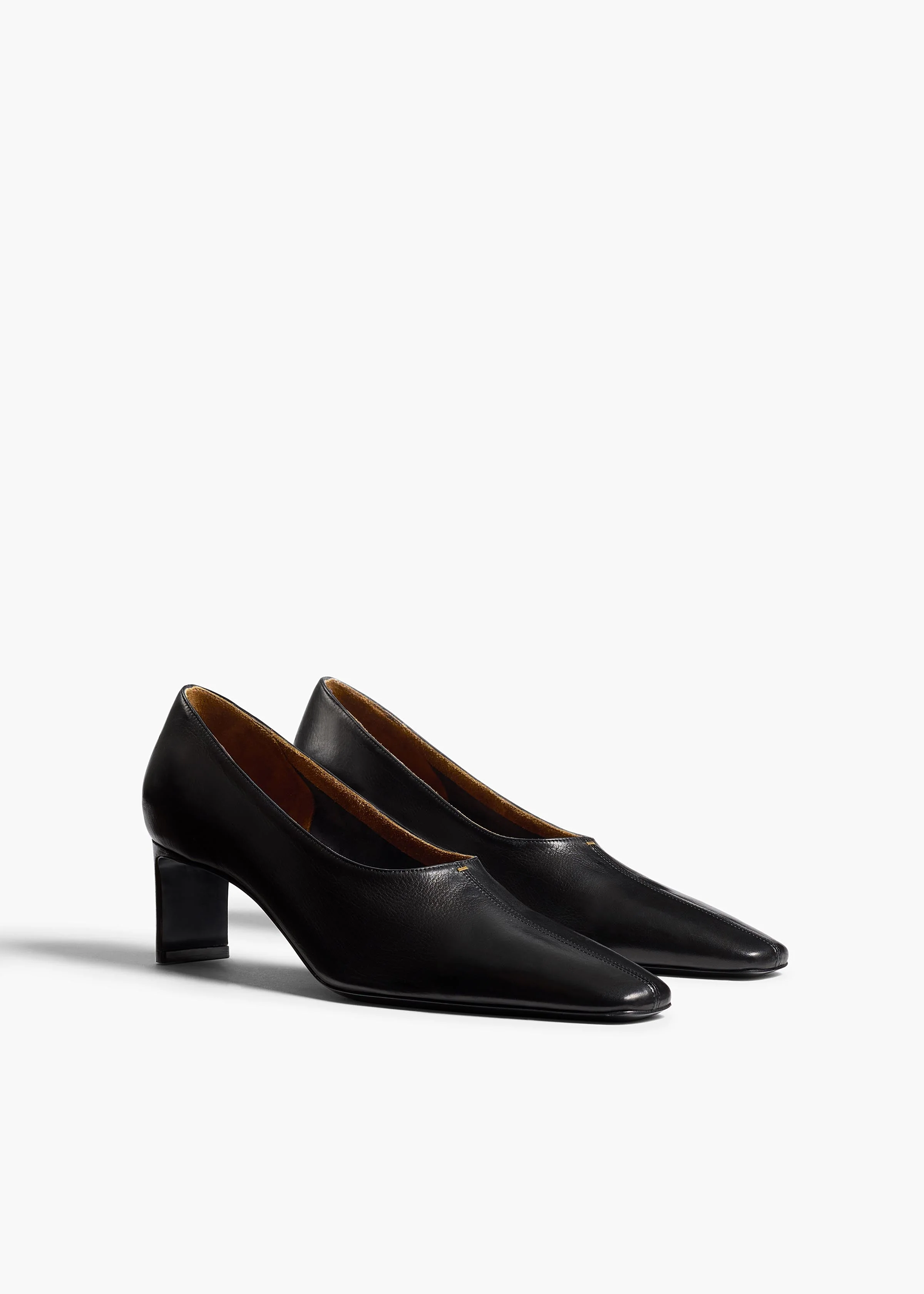 Khaite - Cecilia Pump in Black Leather - Image 8
