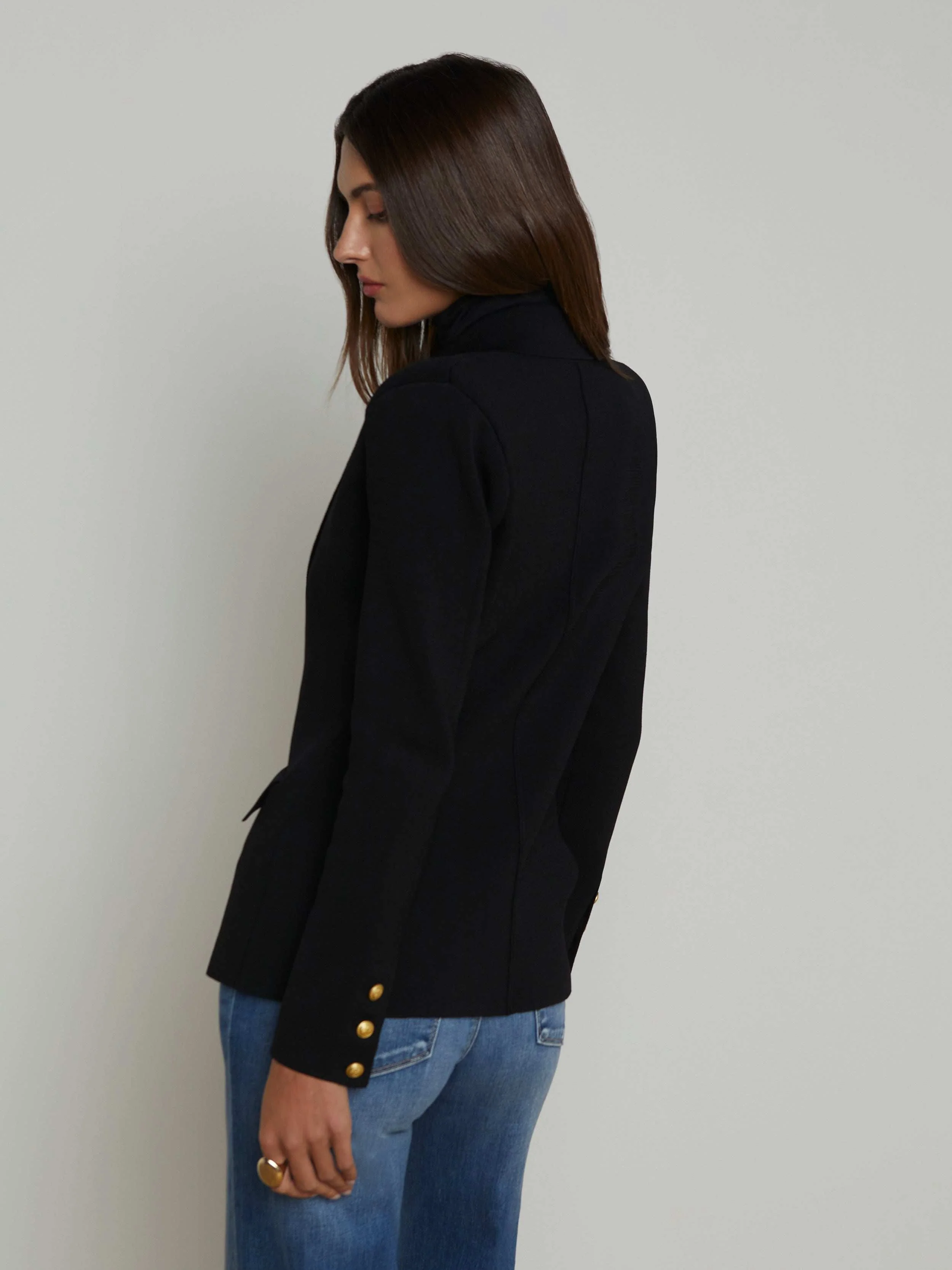 L'AGENCE - Chamberlain Knit Blazer - Image 3
