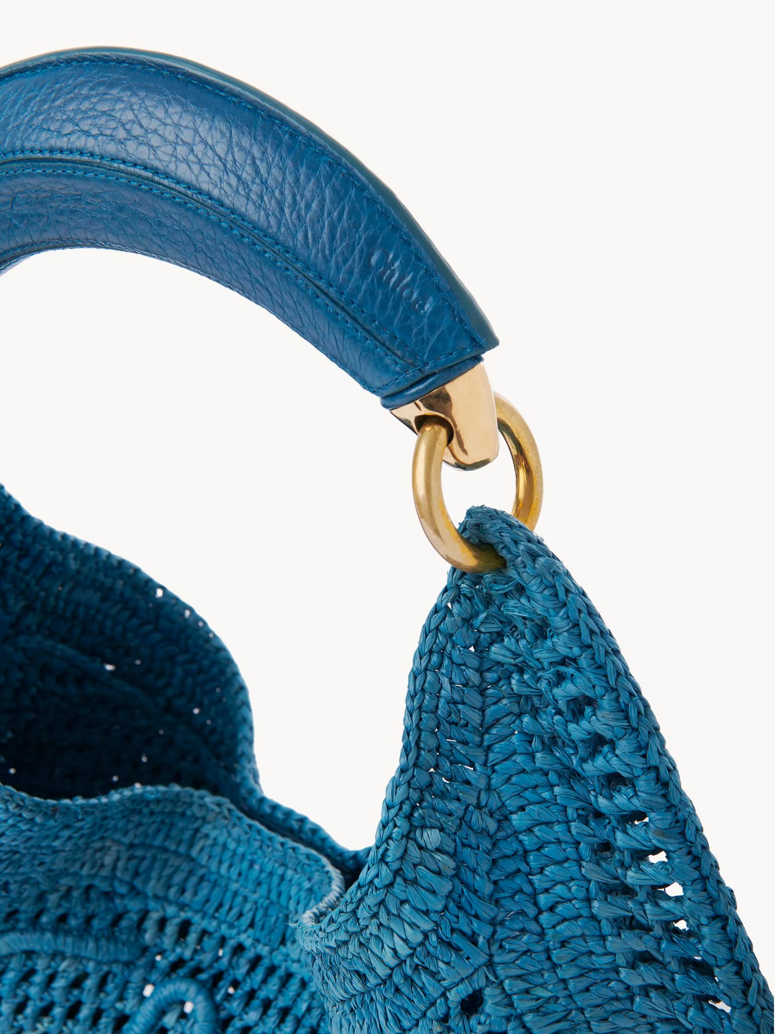Chloé - Summer Banana hobo bag in raffia - Image 2
