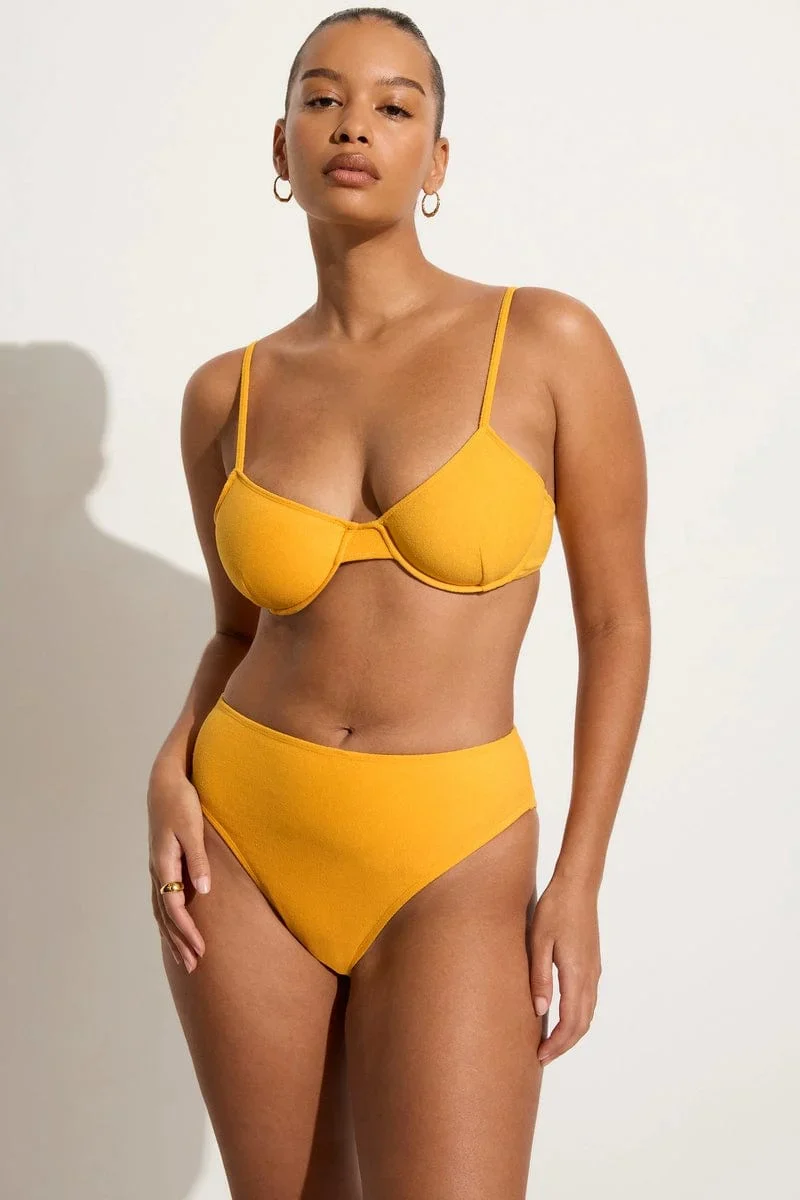 Faithfull - Citra Bikini Bottoms Citrus Towelling - Final Sale - Image 3