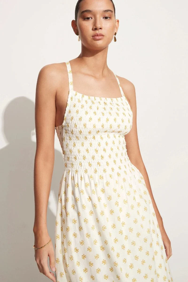 Faithfull - Claretta Midi Dress Cairo Floral Print - Final Sale - Image 3