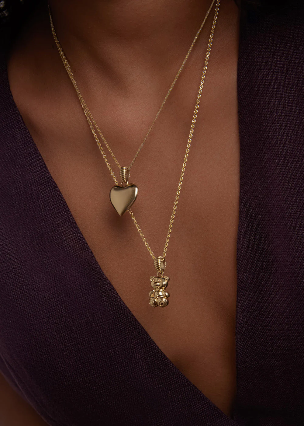 Kinn - Close To My Heart Necklace Gold - Image 4