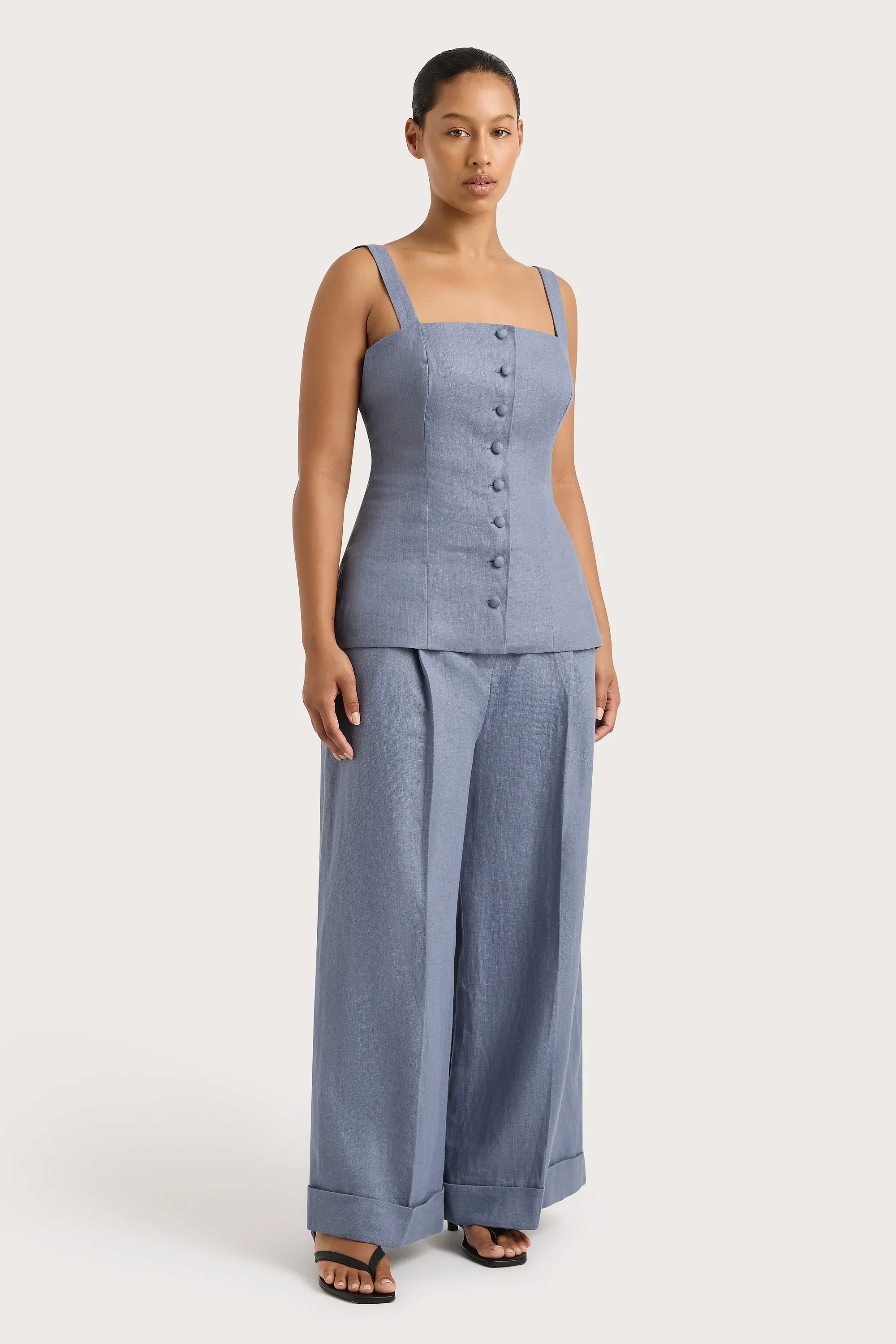 Faithfull - Clove Trouser Cornflower Blue - Final Sale - Image 6