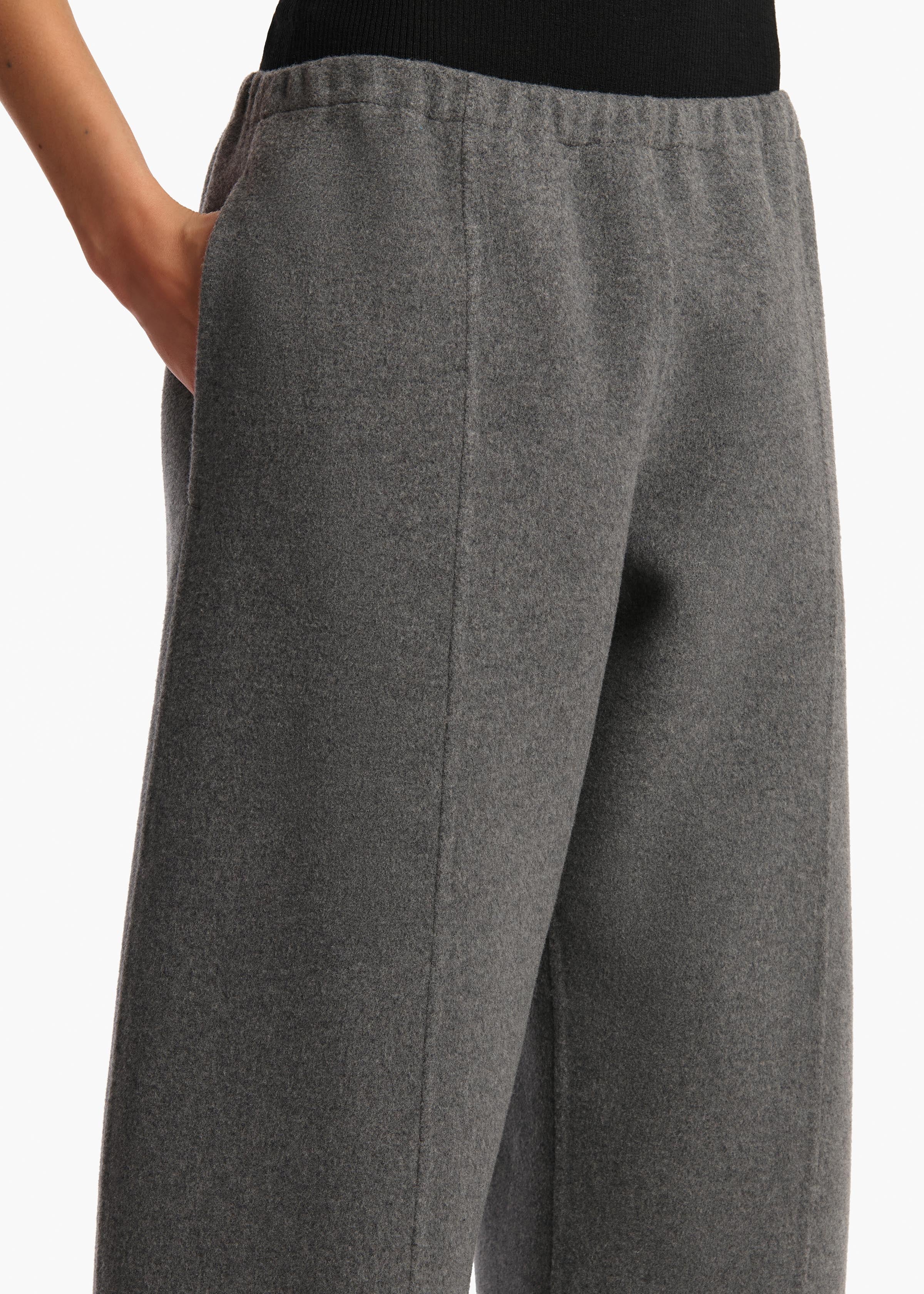 Khaite - Clover Pant in Grey Melange - Image 5