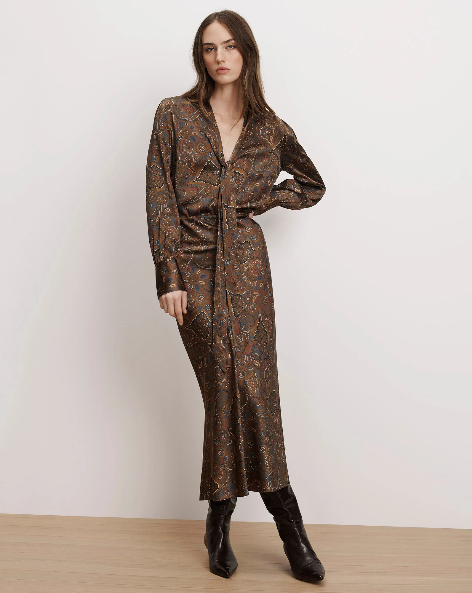 Veronica Beard - Clover Paisley Midi Skirt - Image 6