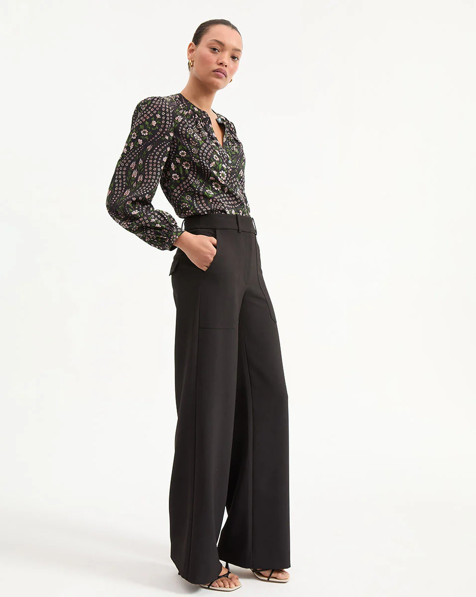 Veronica Beard - Cole Wide - Leg Pant - Image 3