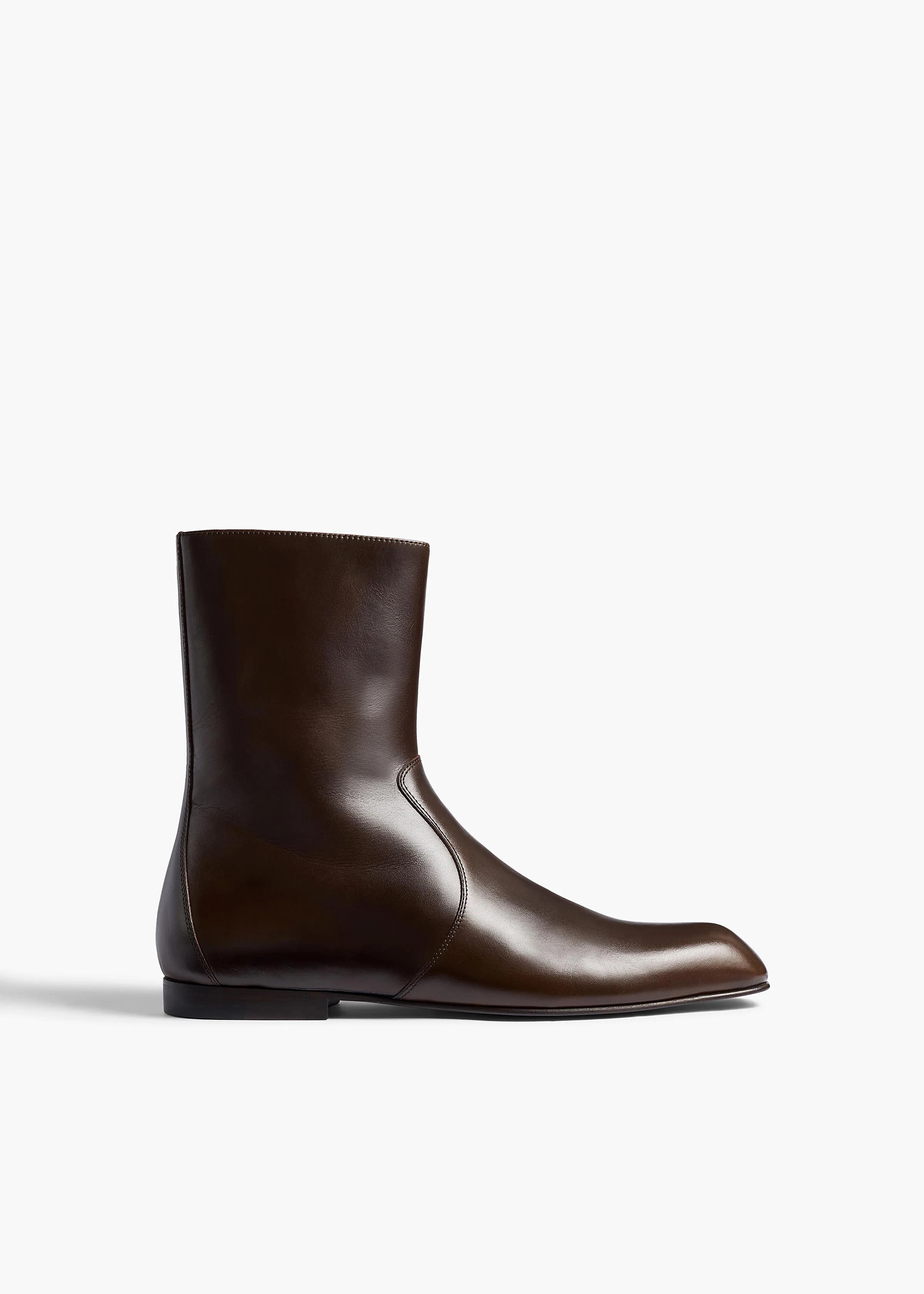 Khaite - Colt Ankle Boot in Vintage Brown Leather - Image 6