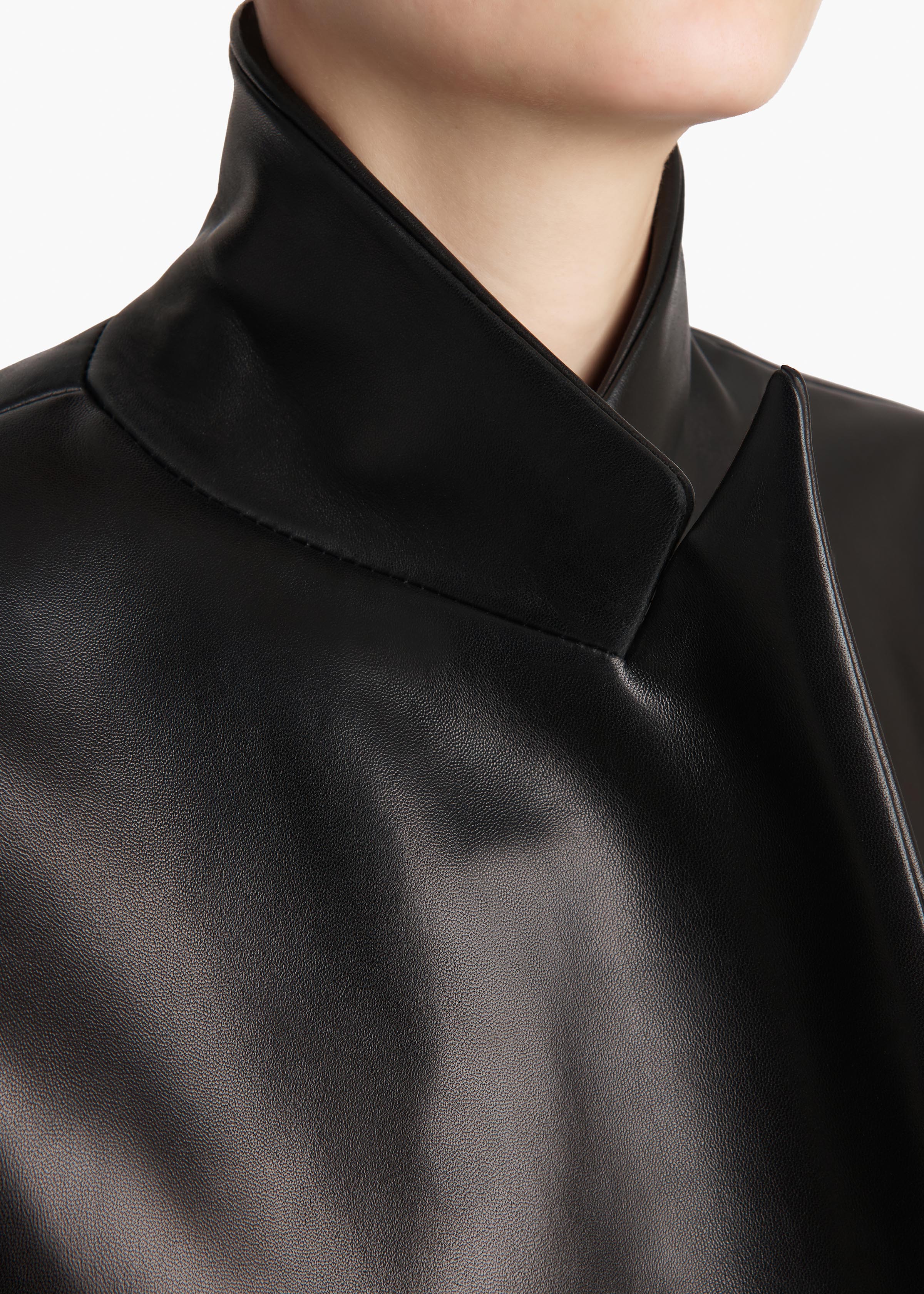 Khaite - Comair Jacket in Black Leather - Image 14