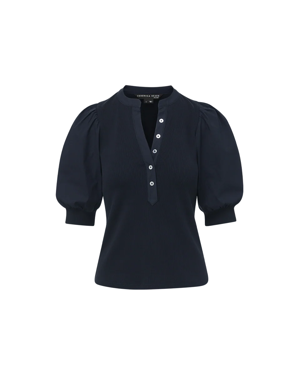 Veronica Beard - Coralee Puff - Sleeve Top - Image 6