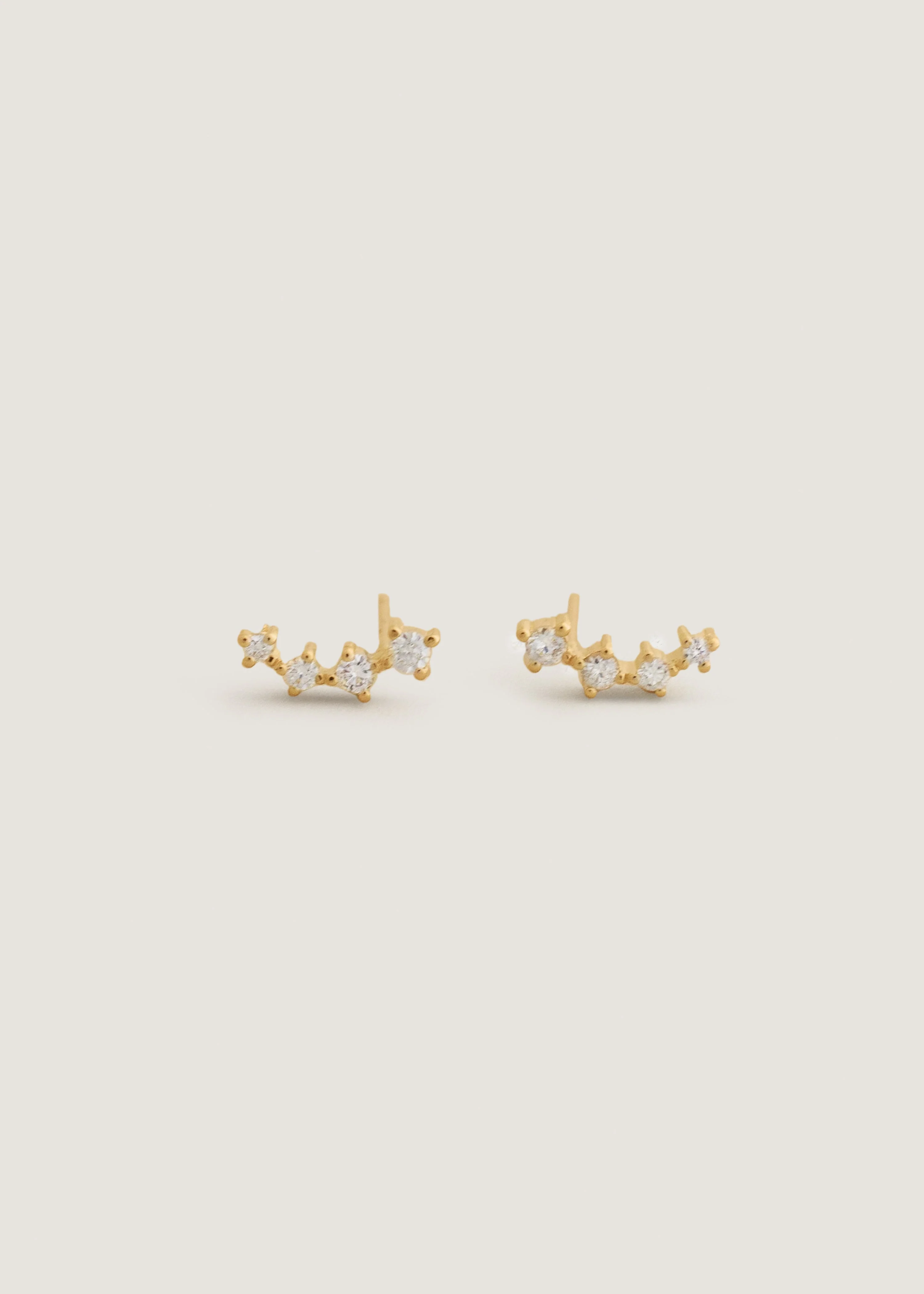 Kinn - Crawler Stud Earring Diamond