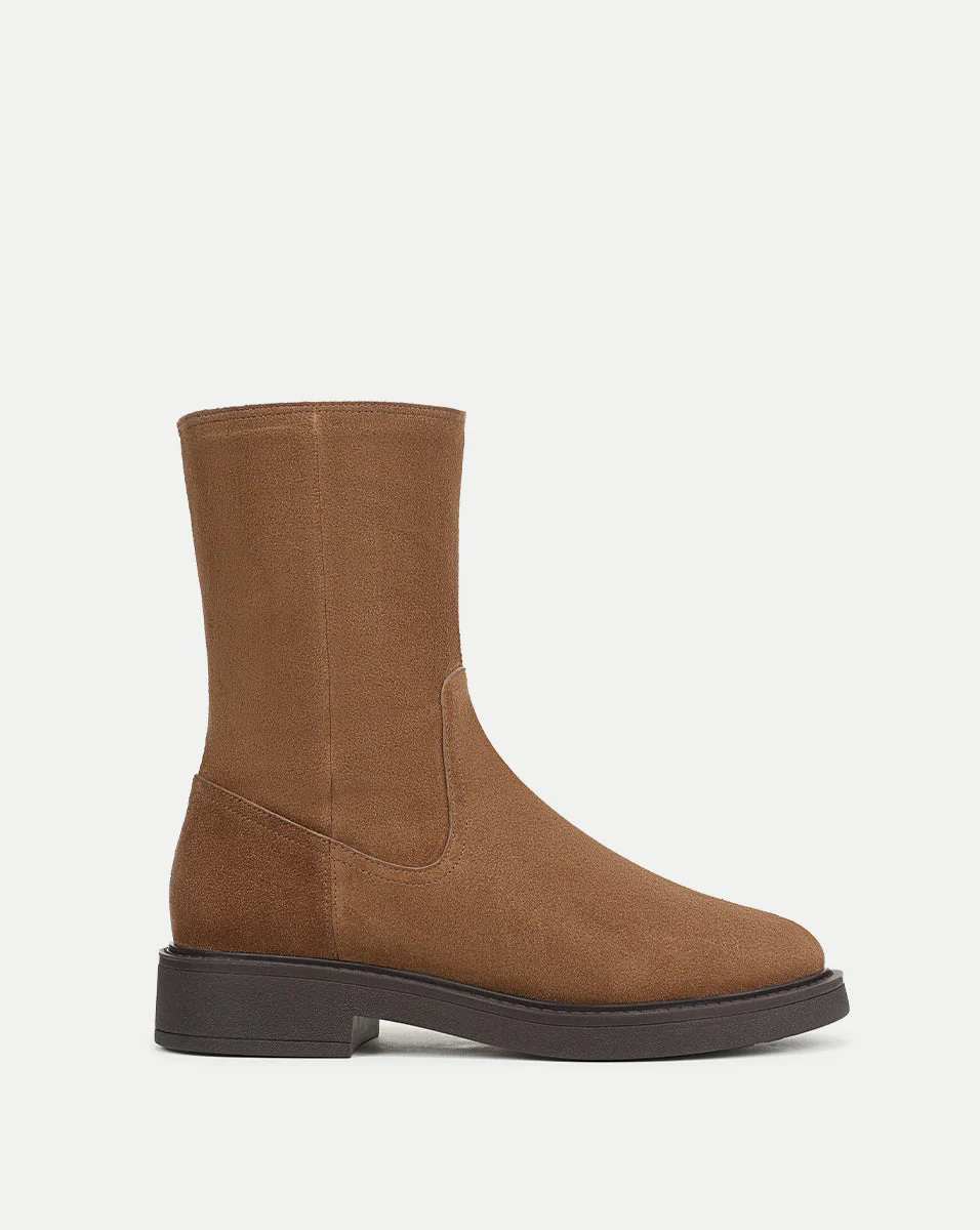 Veronica Beard - Creswell Shearling Mid - Calf Boot