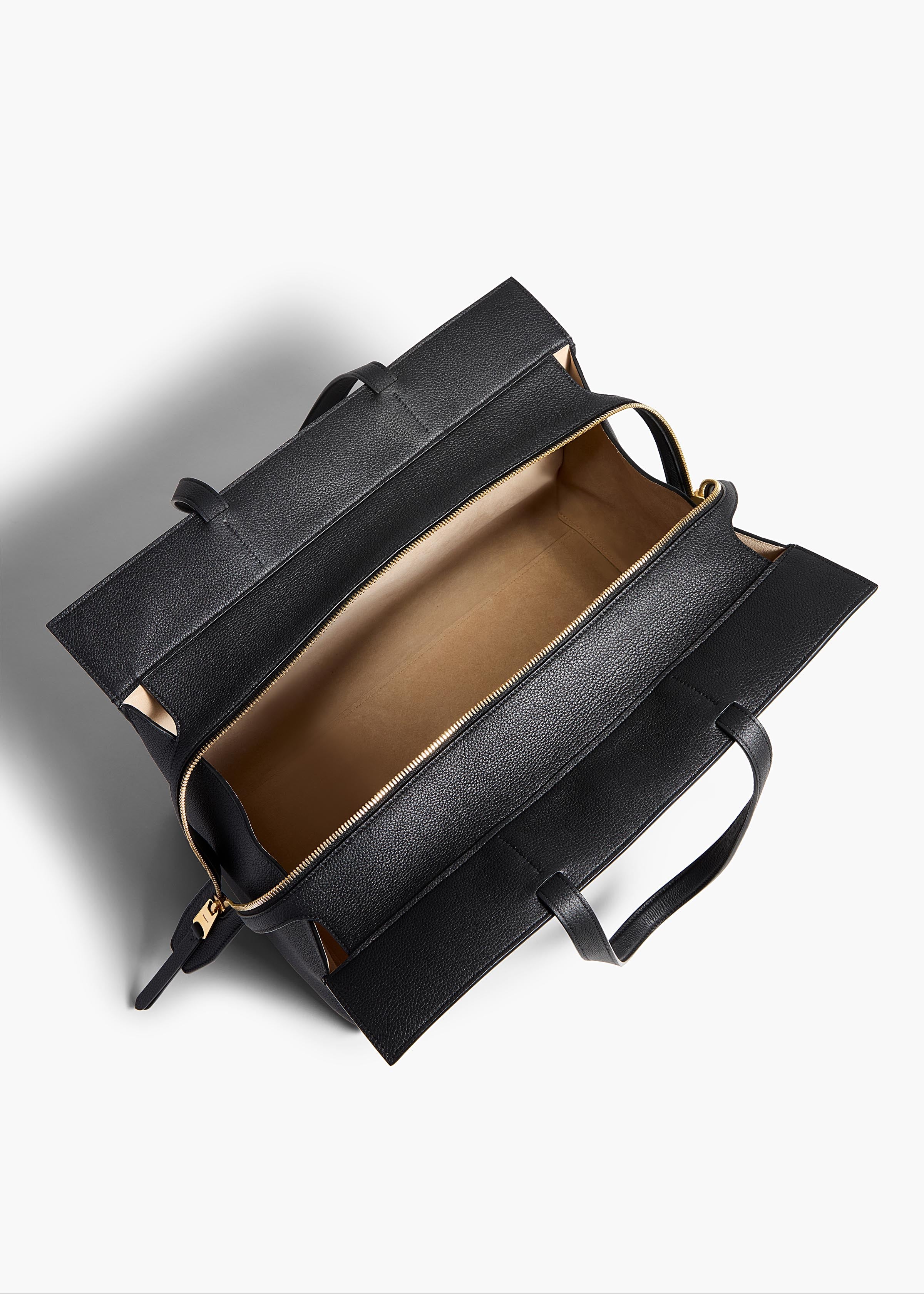 Khaite - Crosby Bag in Black Pebbled Leather - Image 4