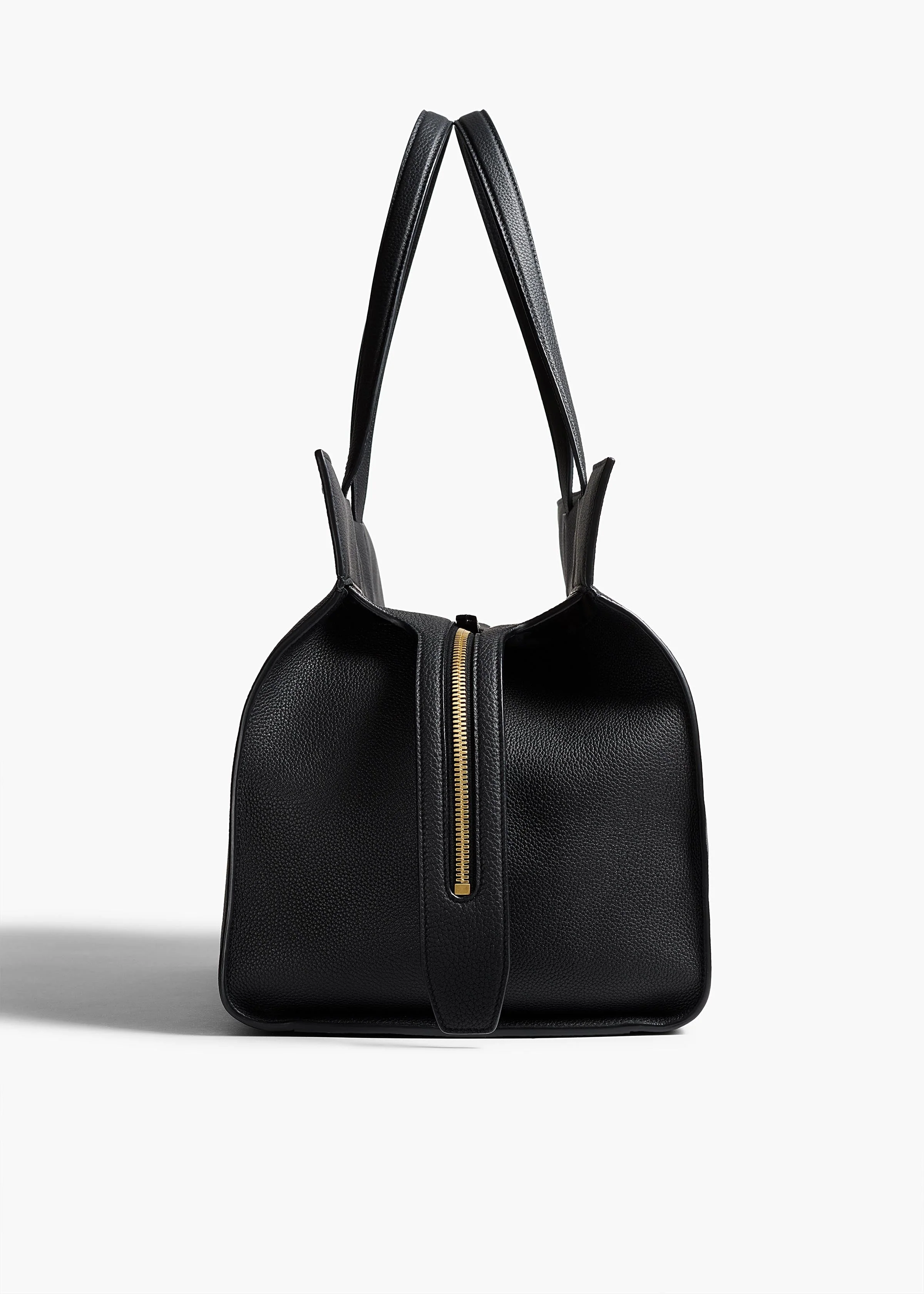 Khaite - Crosby Bag in Black Pebbled Leather - Image 9