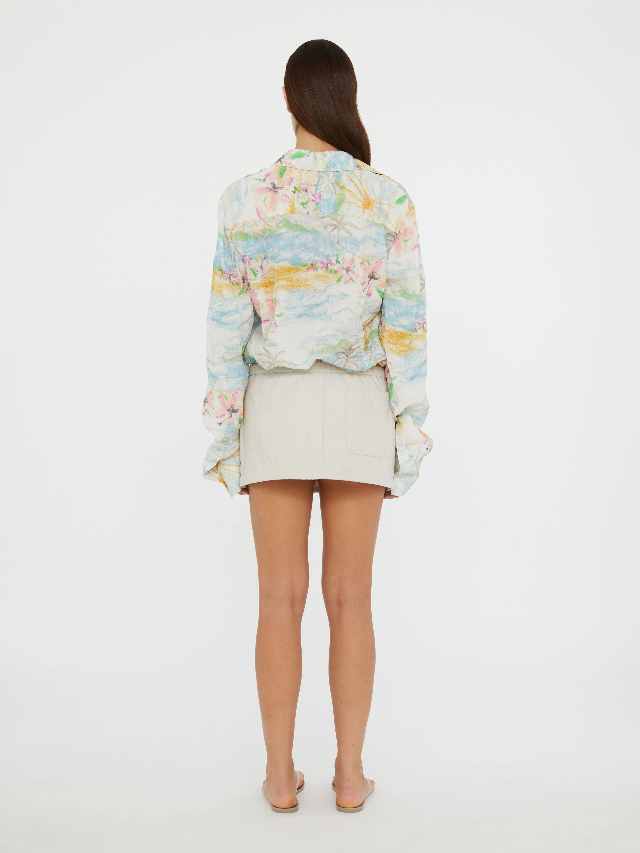 Christopher Esber - Crushed Belted Mini Skirt - Image 5
