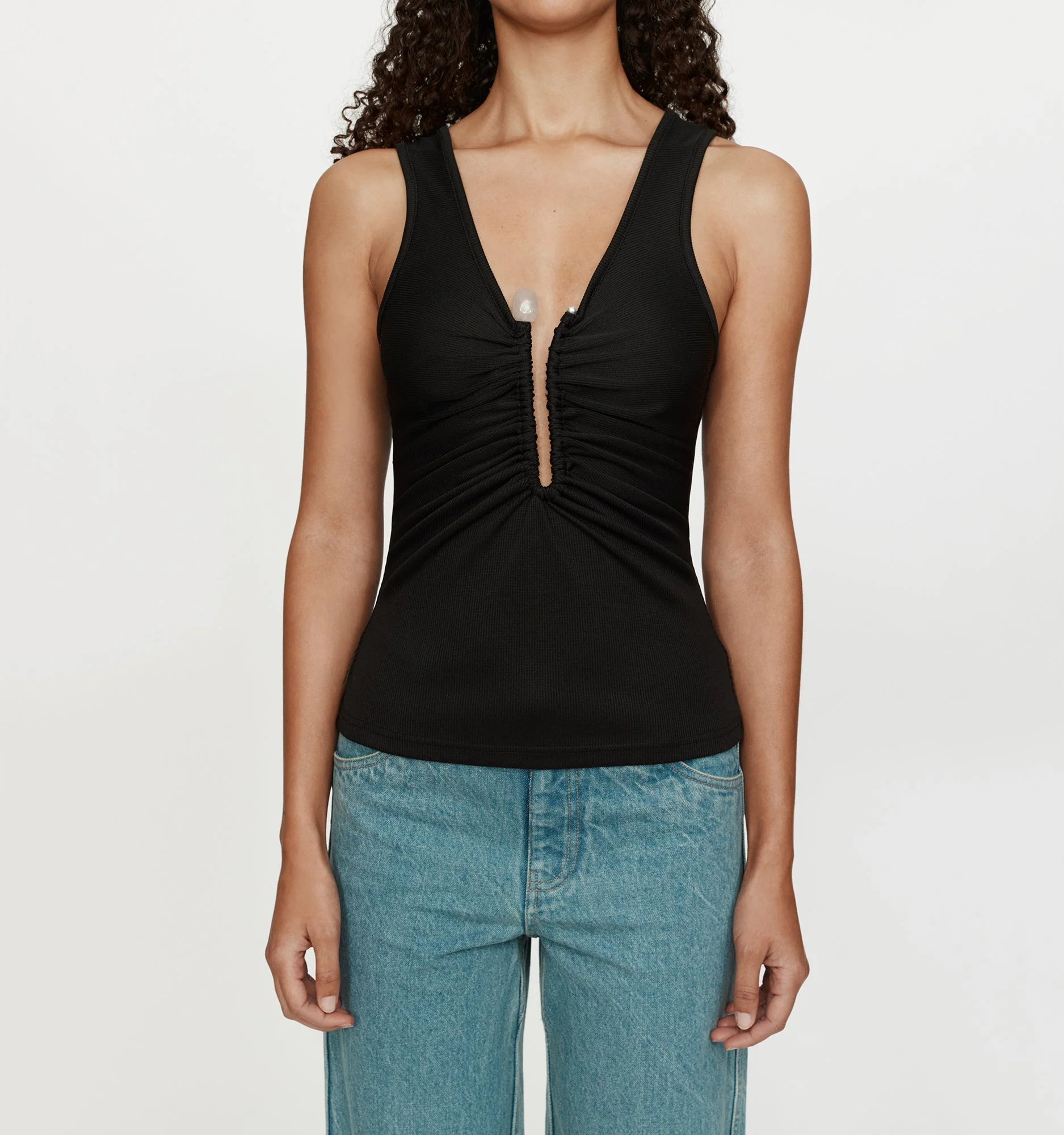 Christopher Esber - Crystal Pin Tank - Image 3