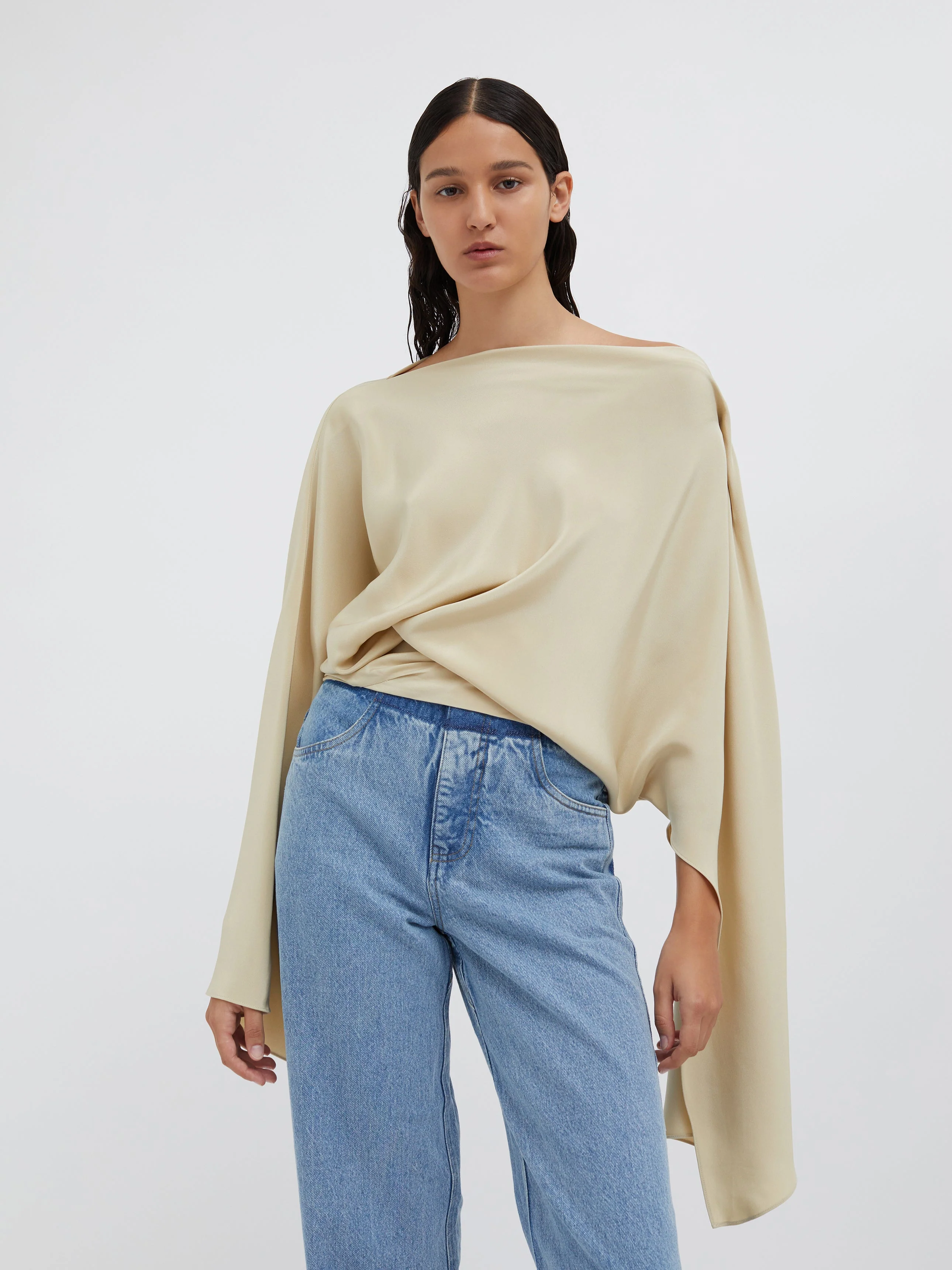 Christopher Esber - Cusco Silk Drape Top