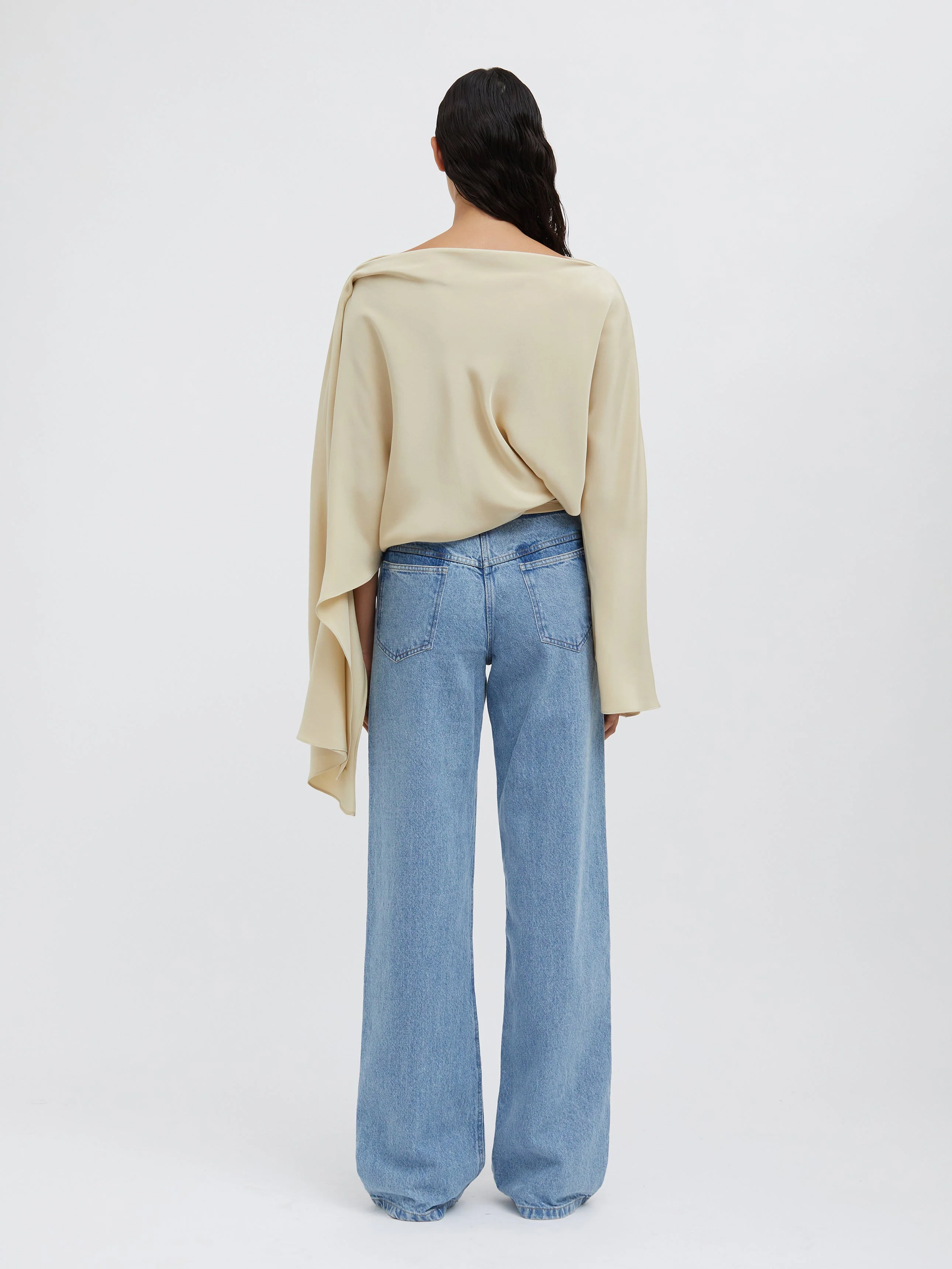 Christopher Esber - Cusco Silk Drape Top - Image 5
