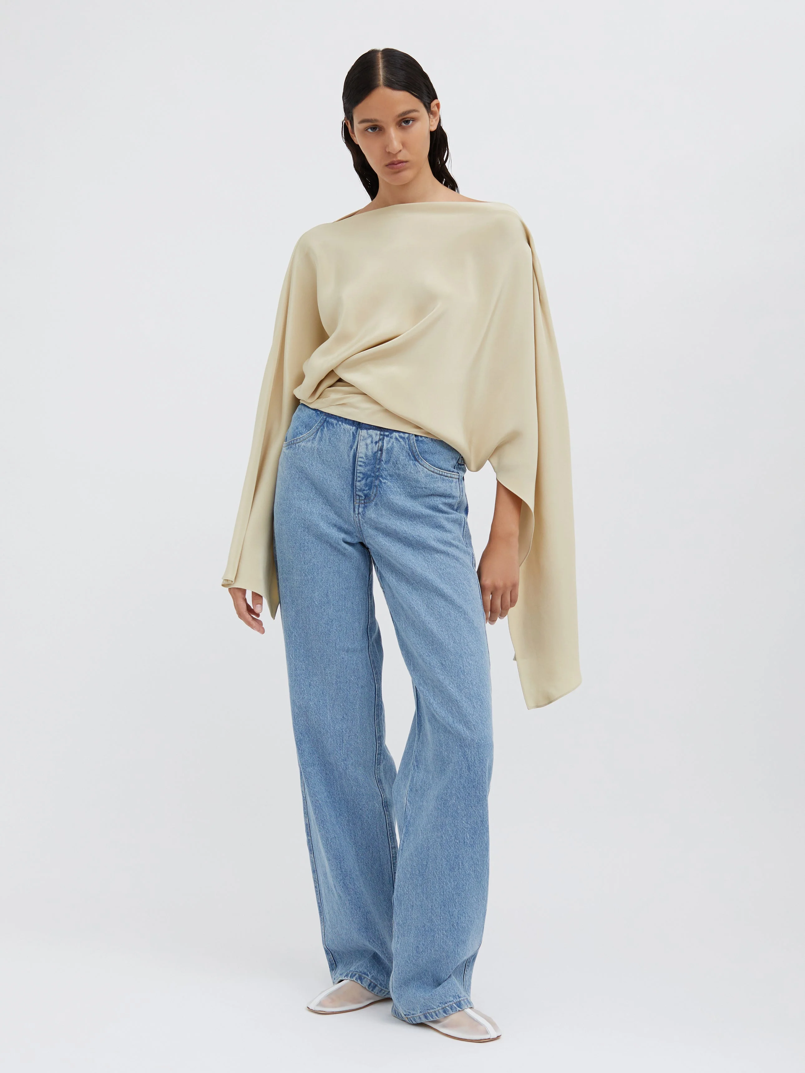 Christopher Esber - Cusco Silk Drape Top - Image 6