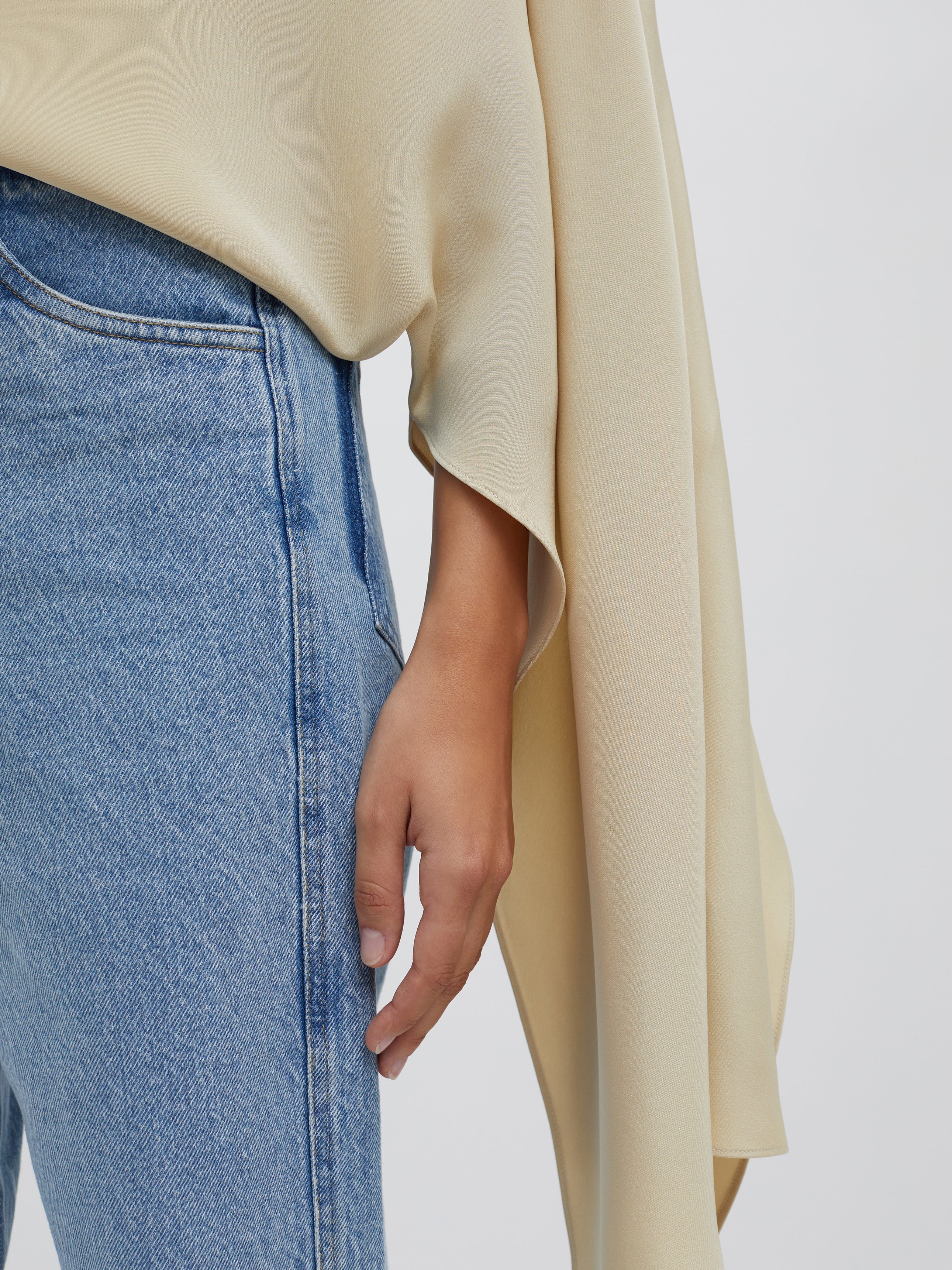 Christopher Esber - Cusco Silk Drape Top - Image 8