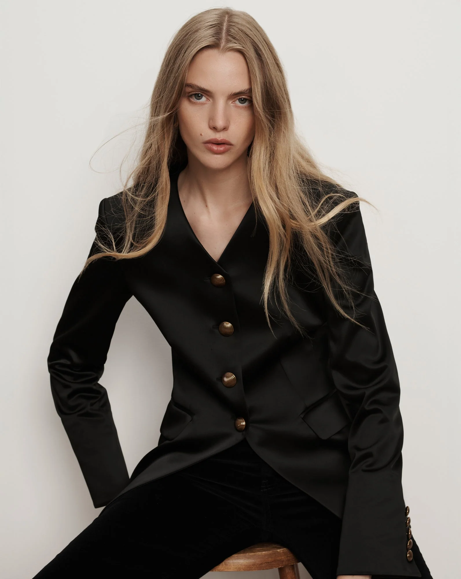 Veronica Beard - Cynthia Satin Tailored Jacket