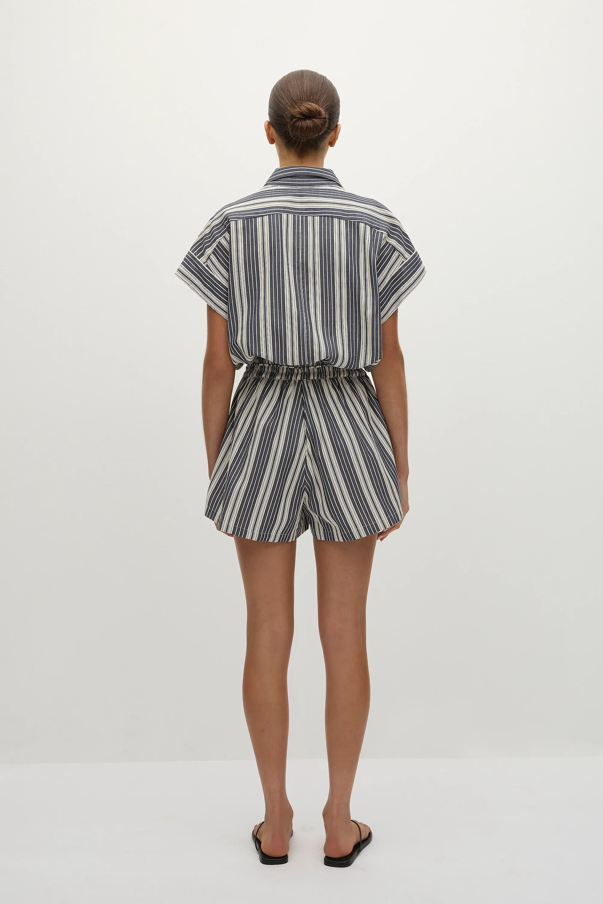 Faithfull - Cyrene Playsuit Antique Navy Stripe - Final Sale - Image 4