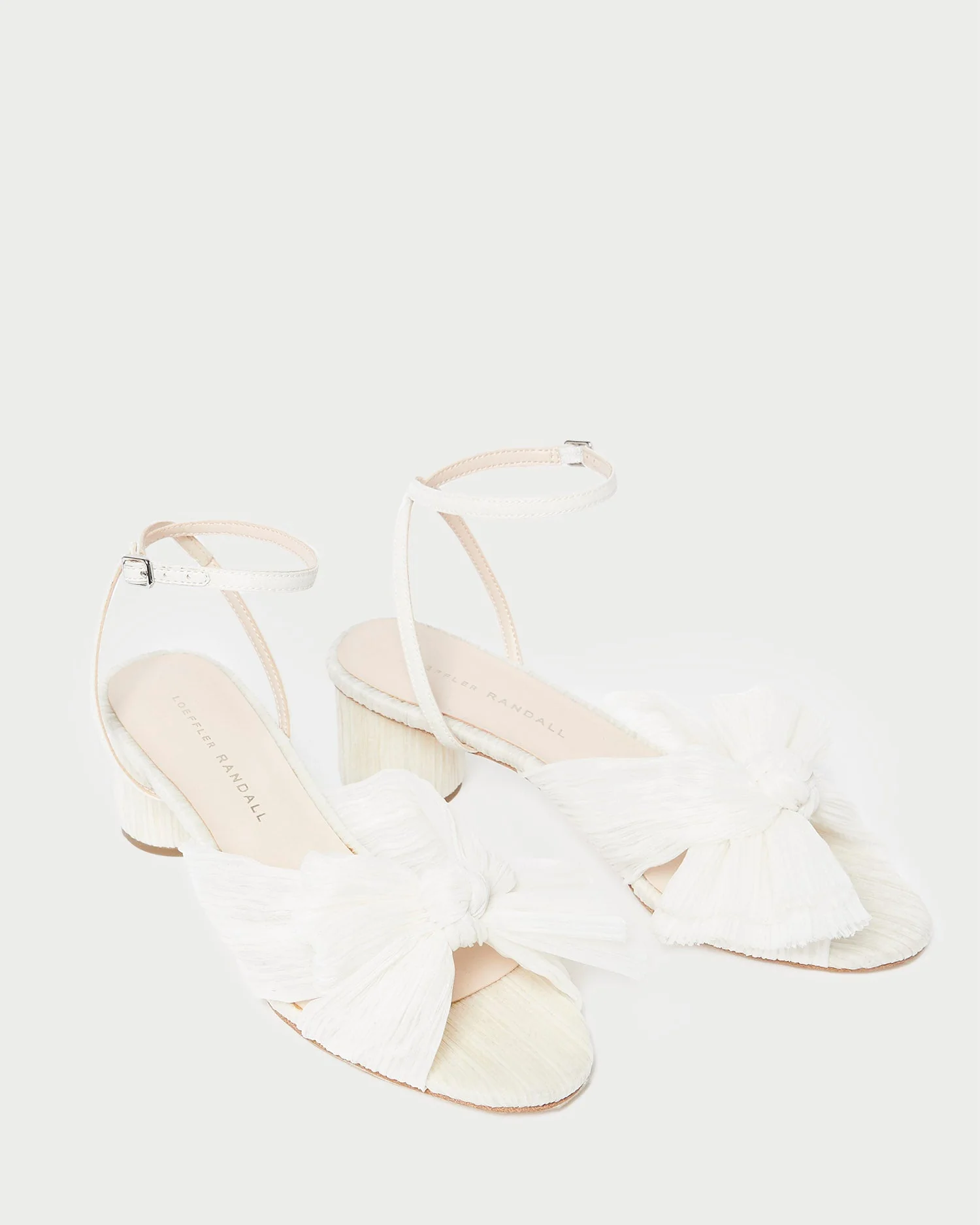 Loeffler Randall - Dahlia Pearl Pleated Bow Heel - Image 4
