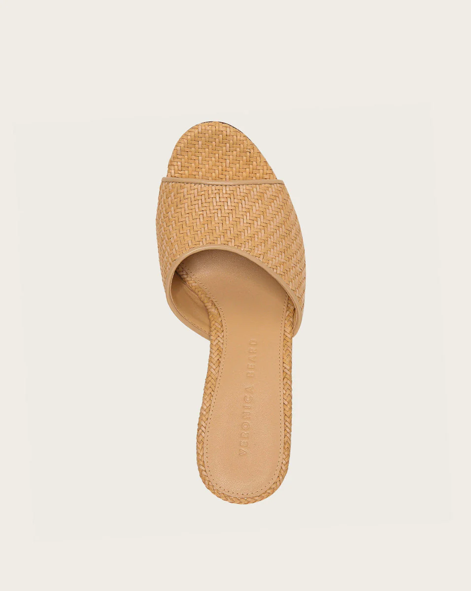 Veronica Beard - Dali Raffia Wedge Sandal - Image 3