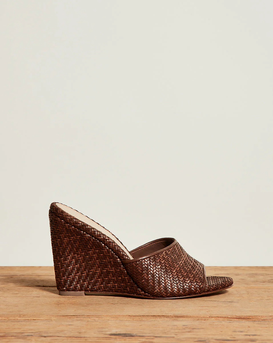 Veronica Beard - Dali Raffia Wedge Sandal - Image 5