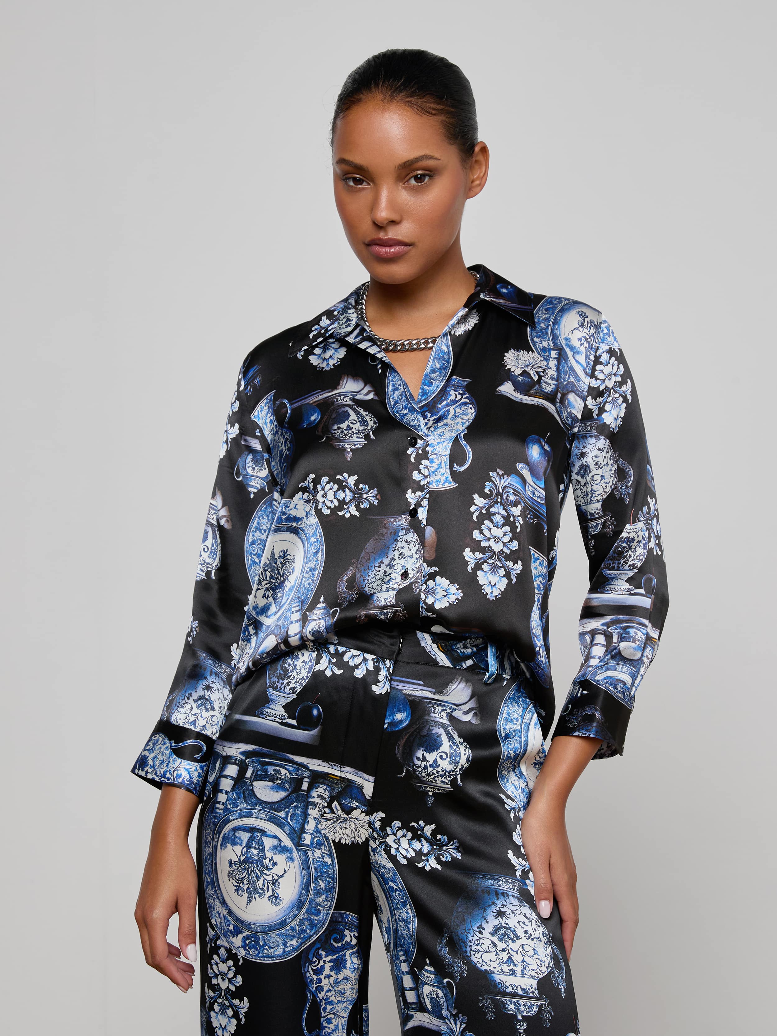 L'AGENCE - Dani Silk Blouse - Image 2