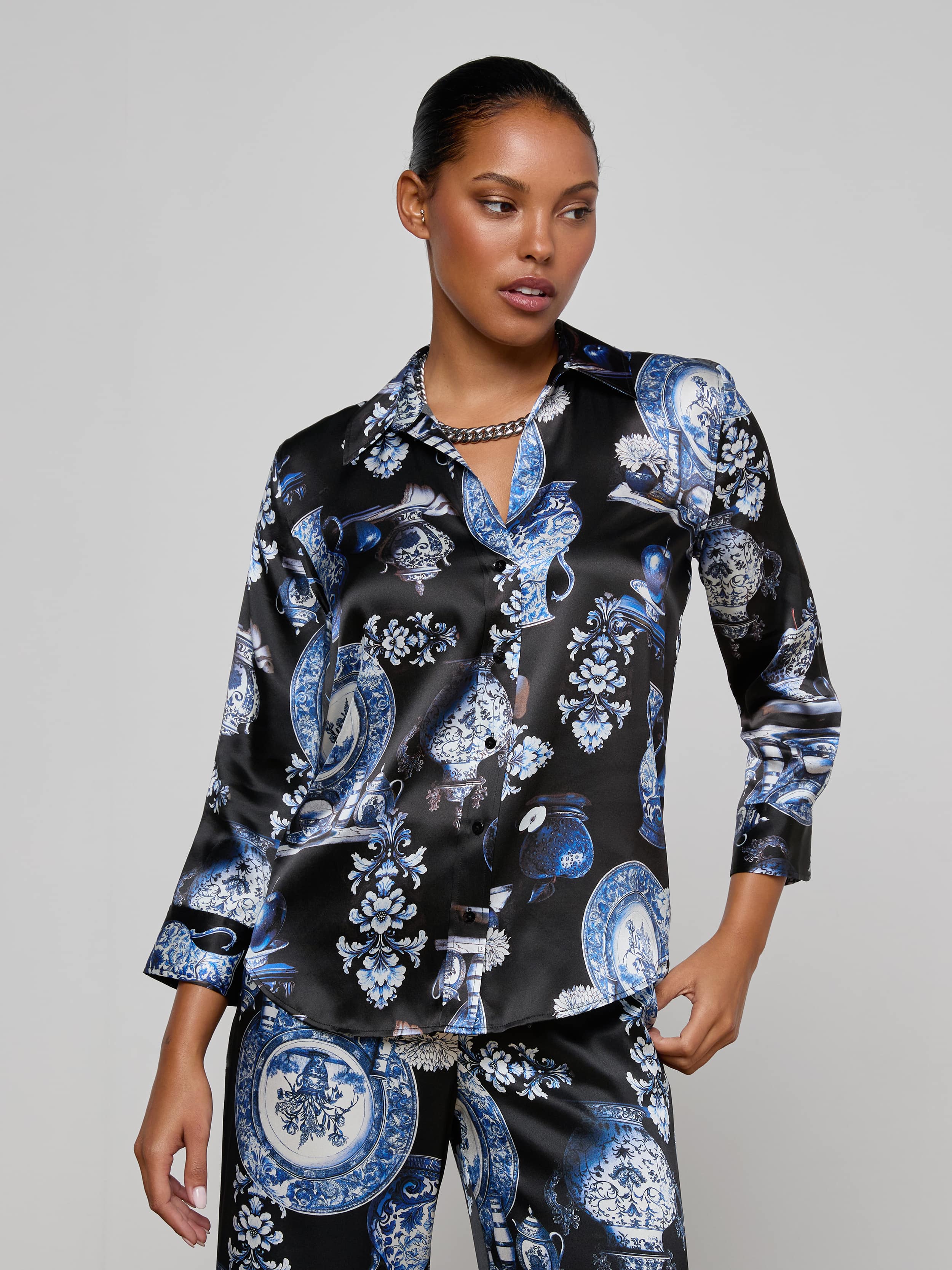L'AGENCE - Dani Silk Blouse - Image 8