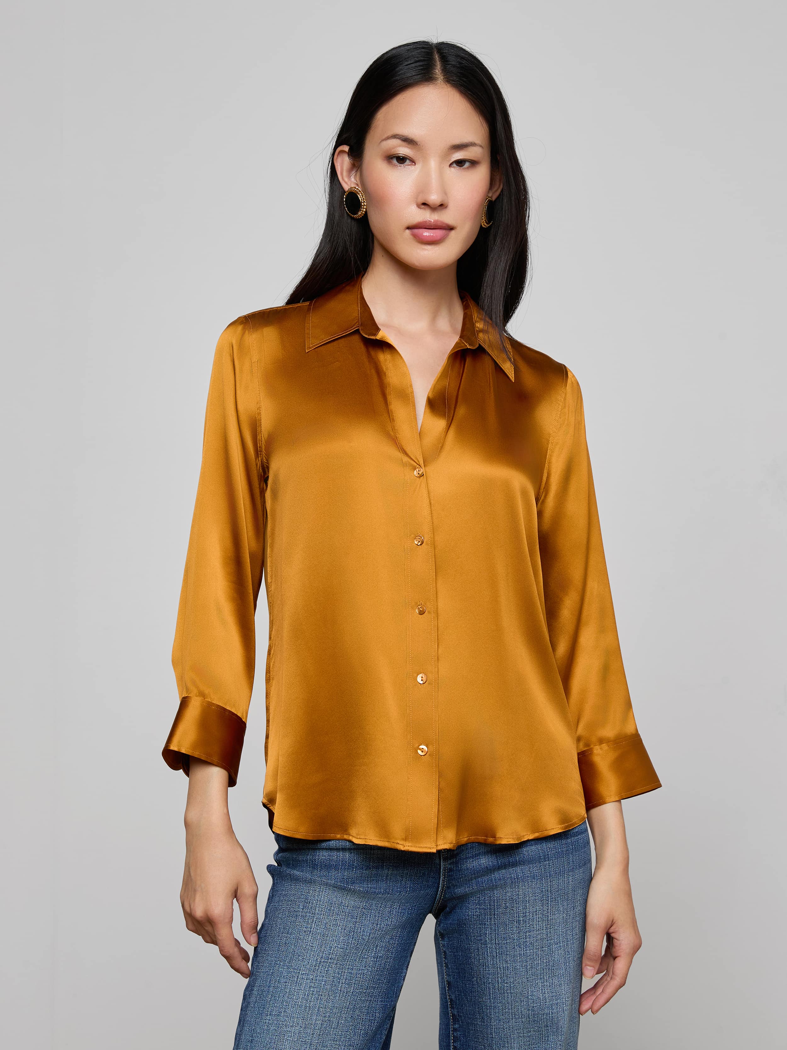 L'AGENCE - Dani Silk Blouse