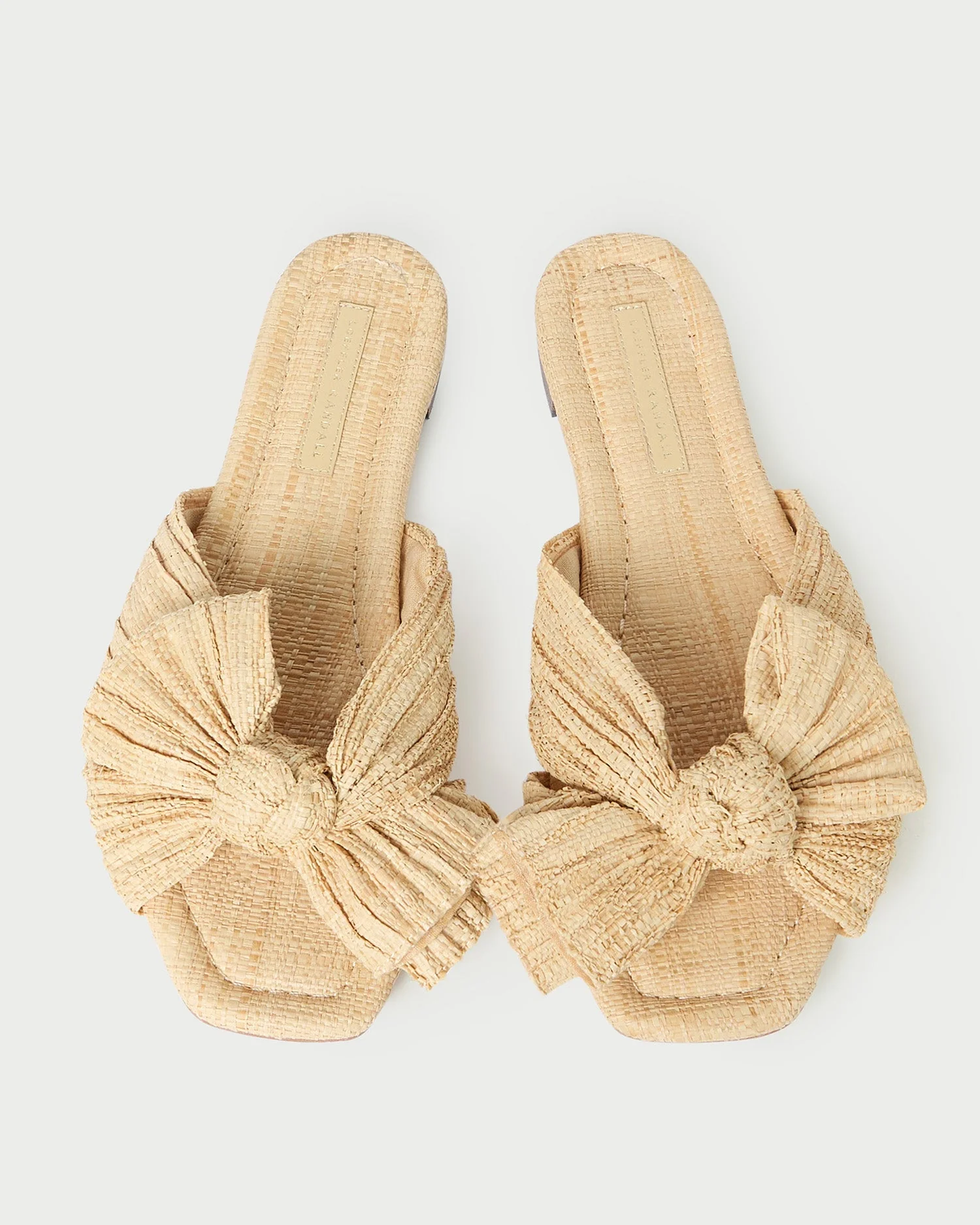 Loeffler Randall - Daphne Natural Bow Slide Sandal