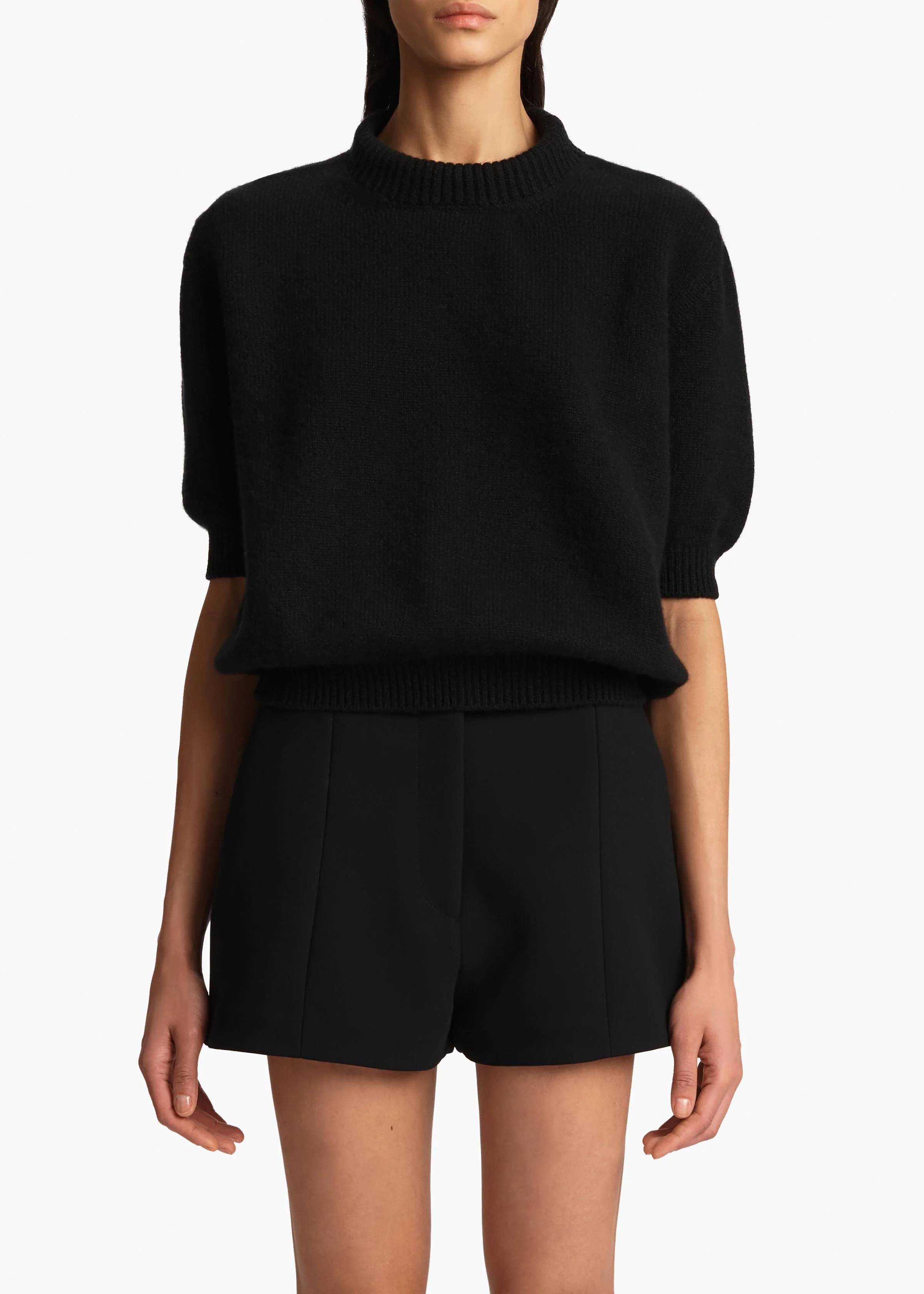 Khaite - Davin Sweater in Black - Image 3