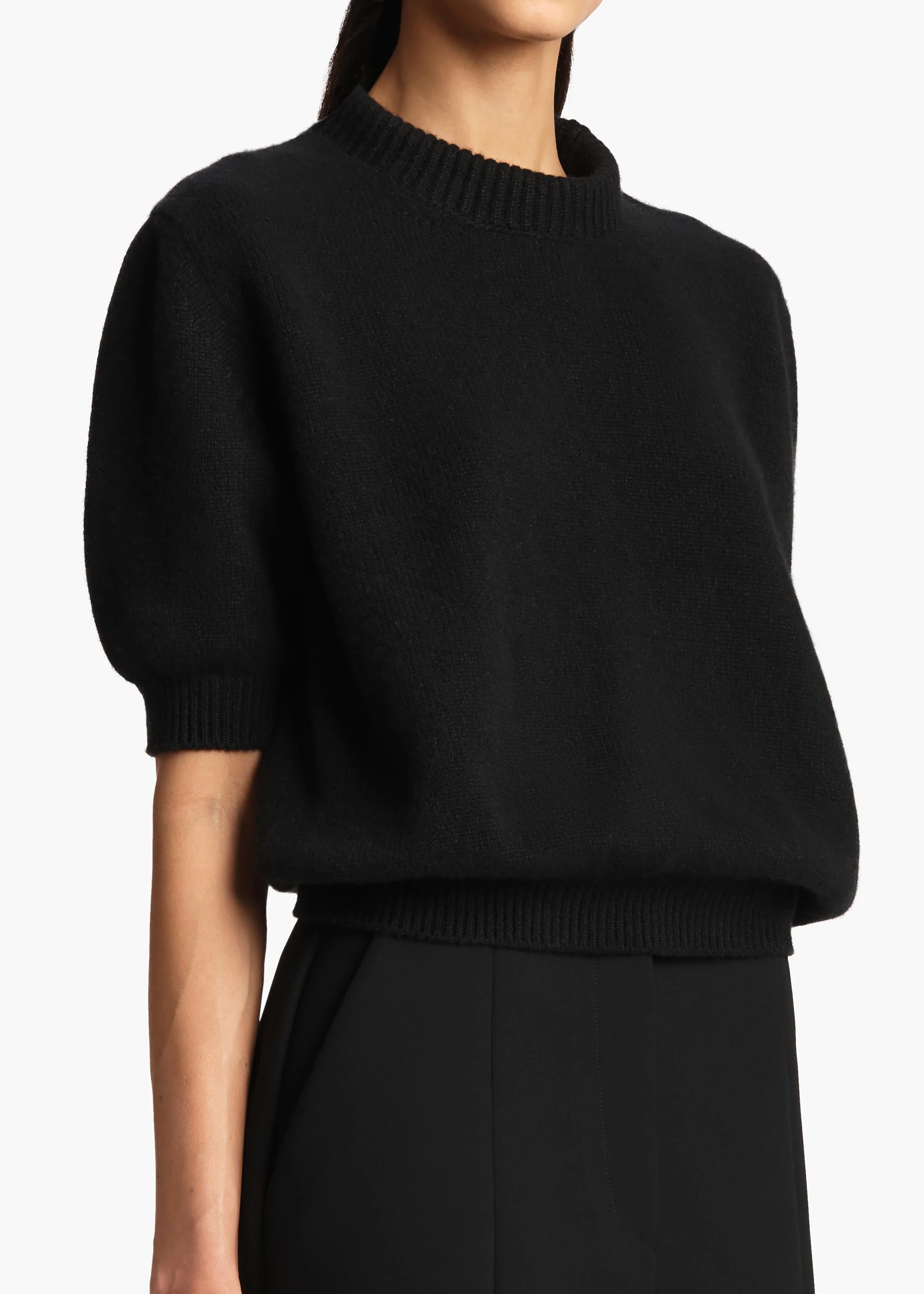 Khaite - Davin Sweater in Black - Image 5