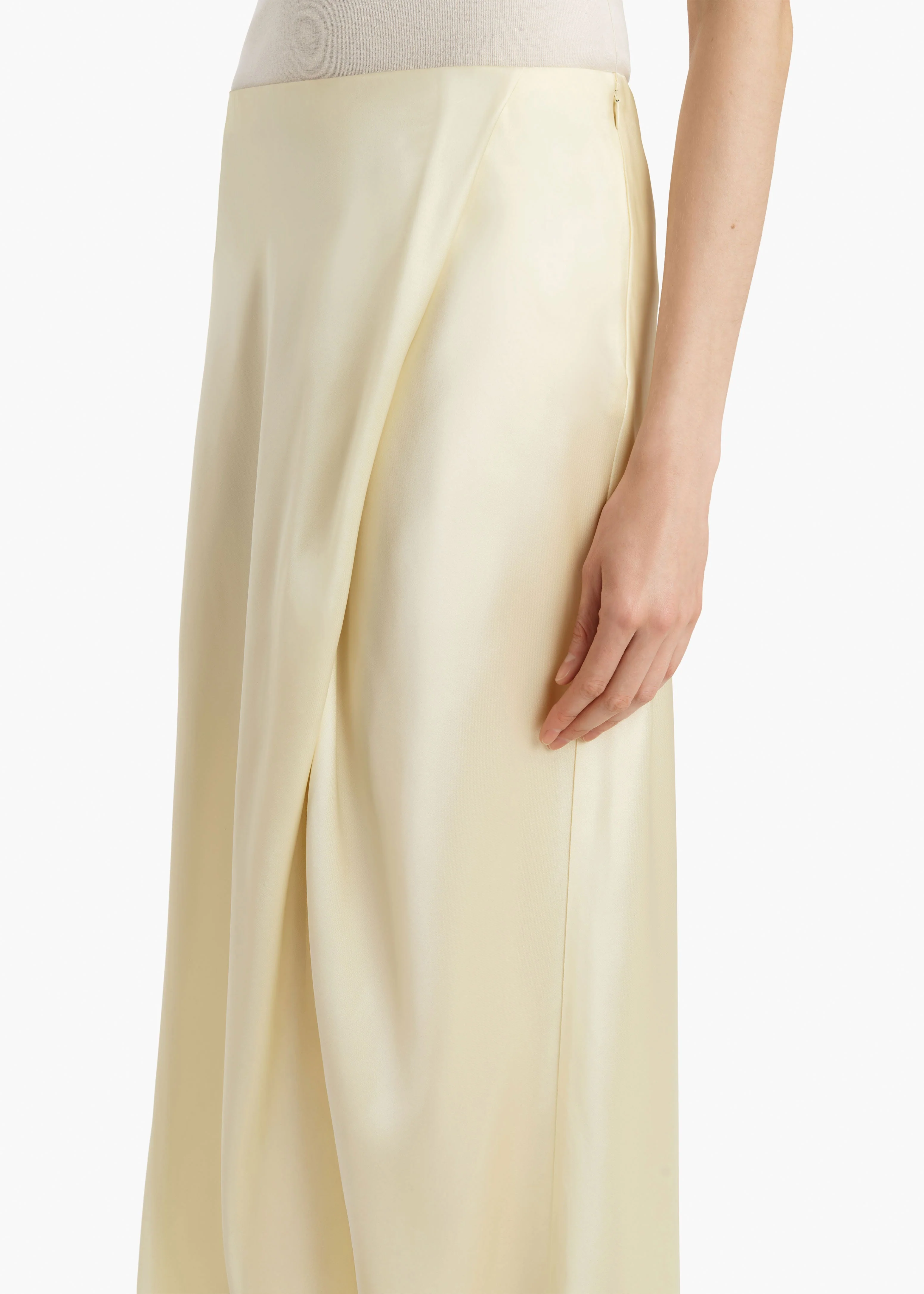 Khaite - Demi Skirt in Pale Yellow - Image 19