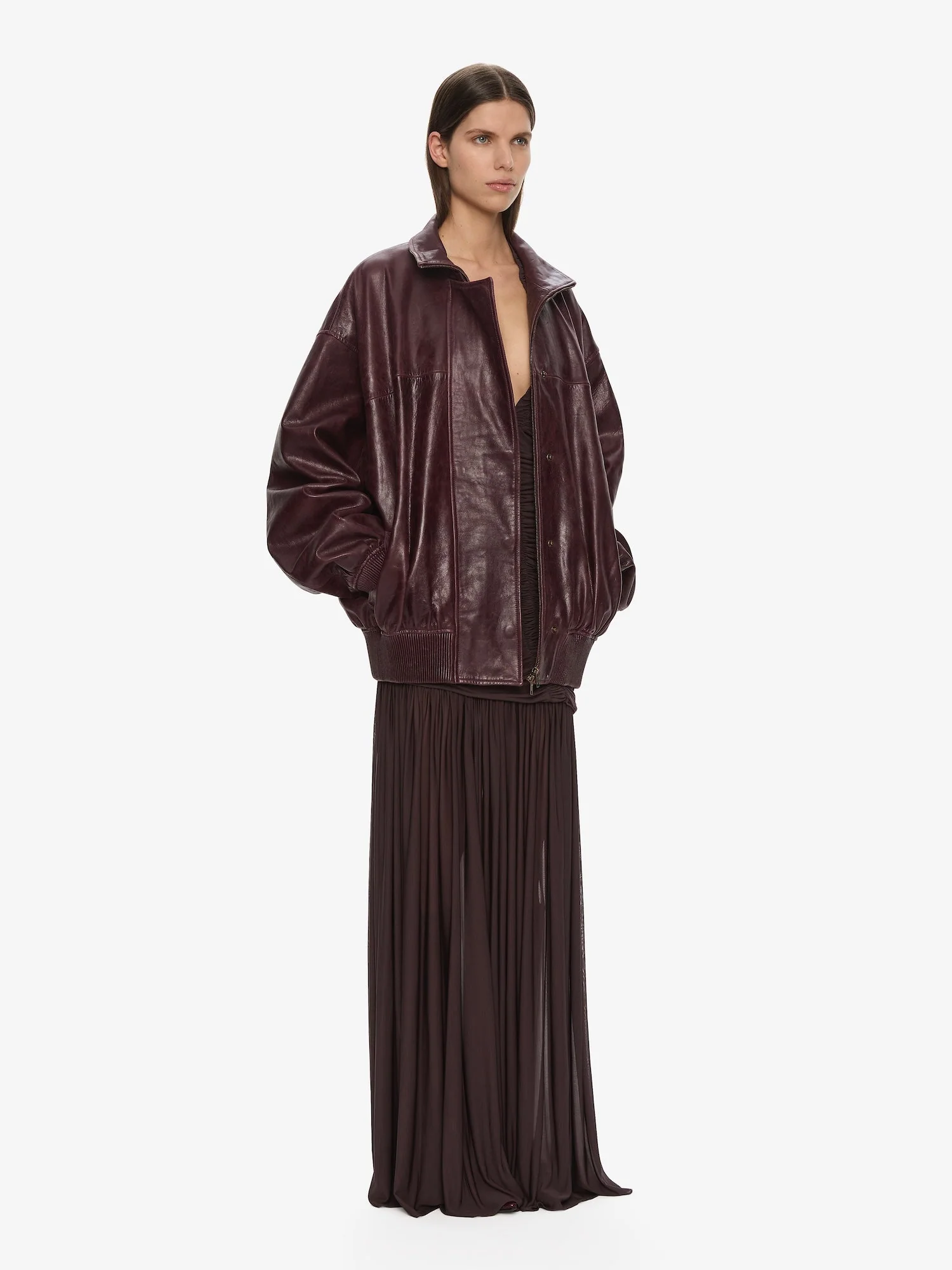 Christopher Esber - Devon Leather Bomber Jacket - Image 3